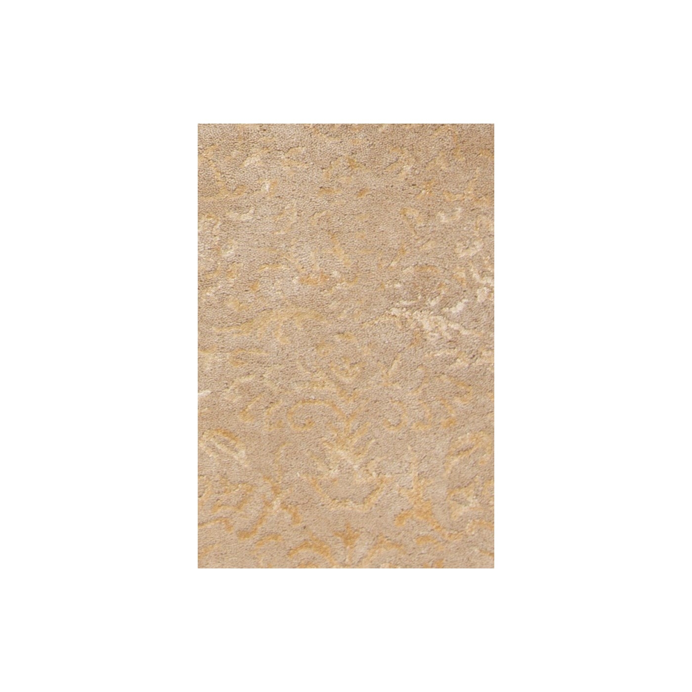 Rupec Wool/Viscose Rectangular Handmade Rug, 9' x 13'