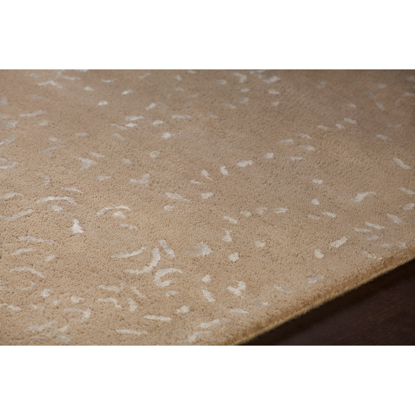 Rupec Wool/Viscose Rectangular Handmade Rug, 9' x 13'