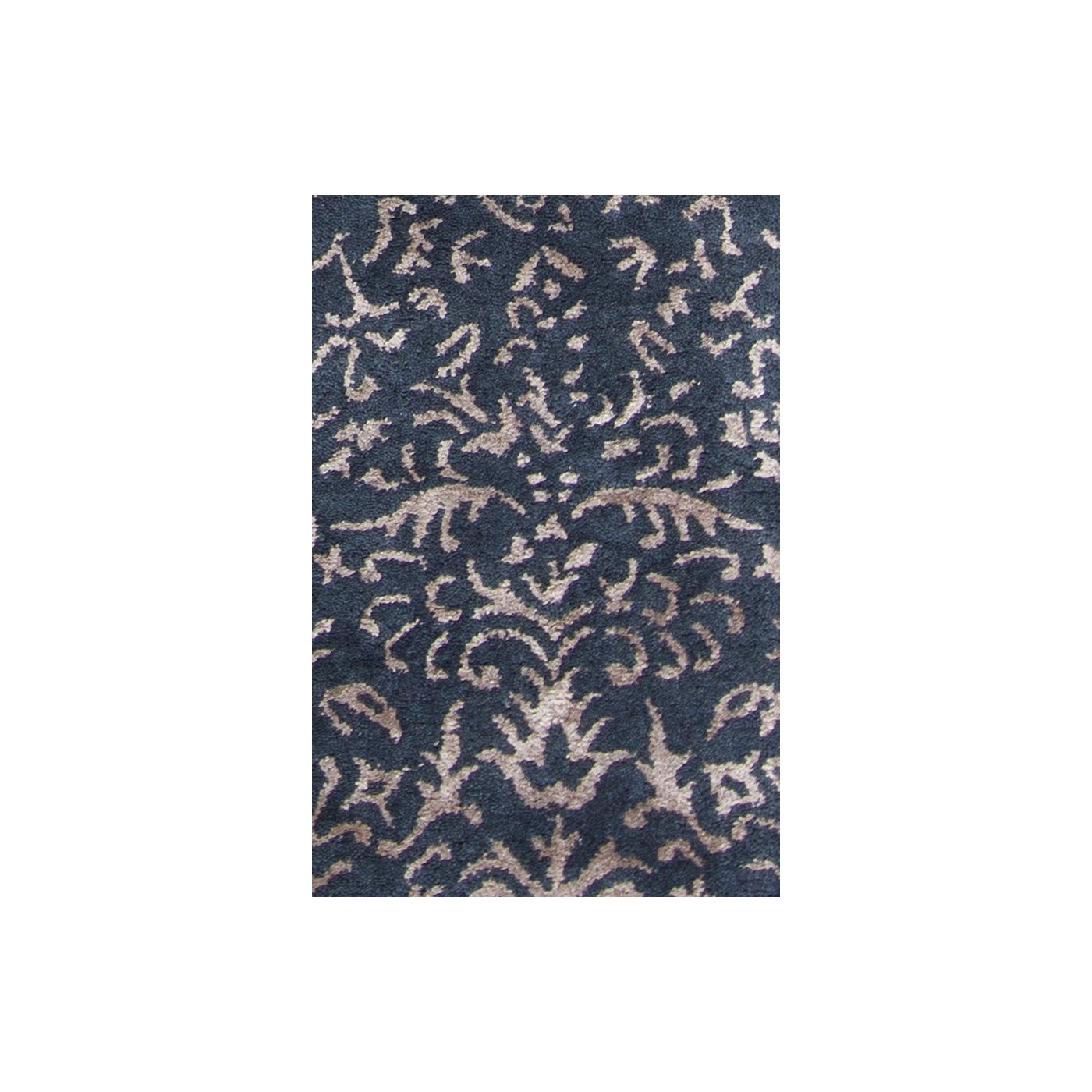 Rupec Wool/Viscose Rectangular Handmade Rug, 9' x 13'