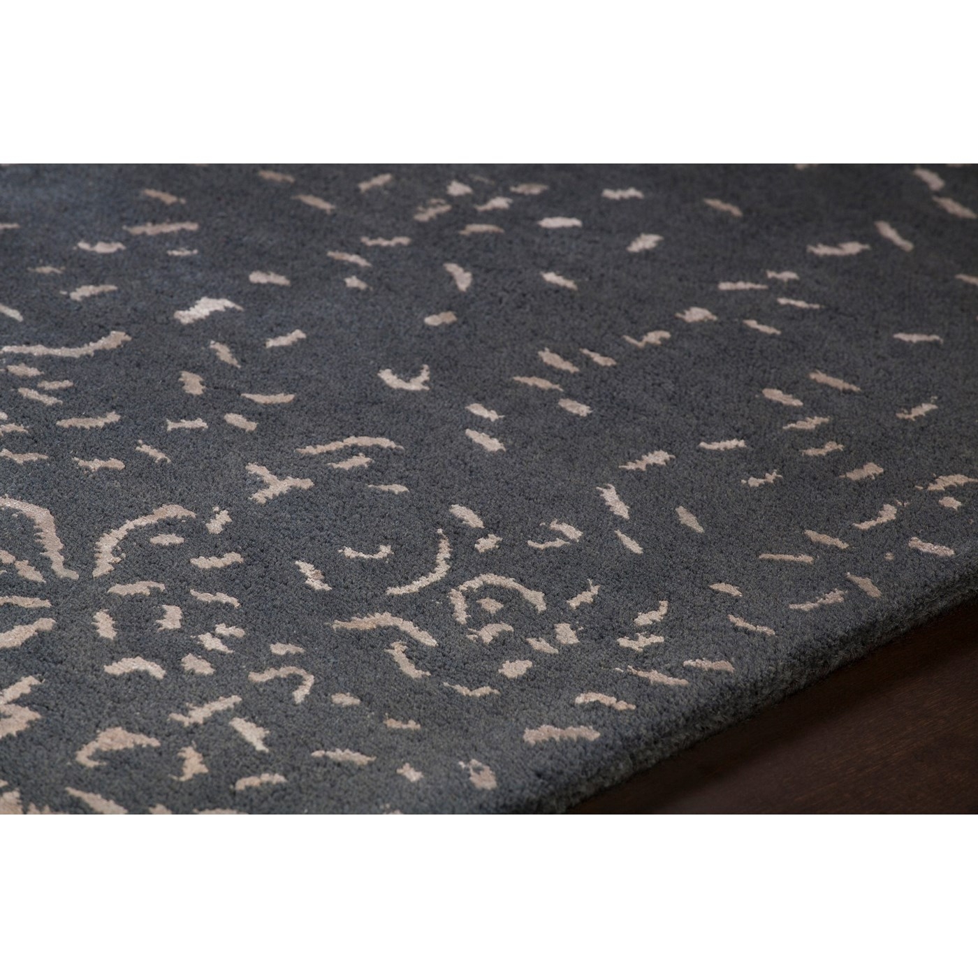 Rupec Wool/Viscose Rectangular Handmade Rug, 5' x 7'6"