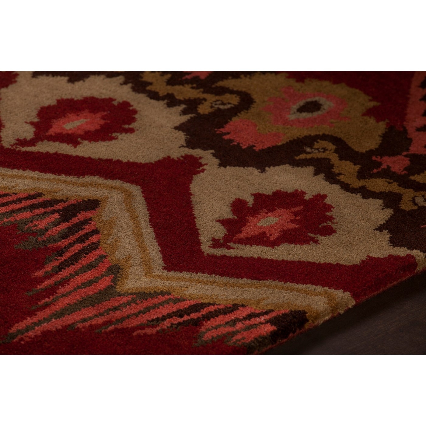 Rupec Wool/Viscose Rectangular Handmade Rug, 5' x 7'6"