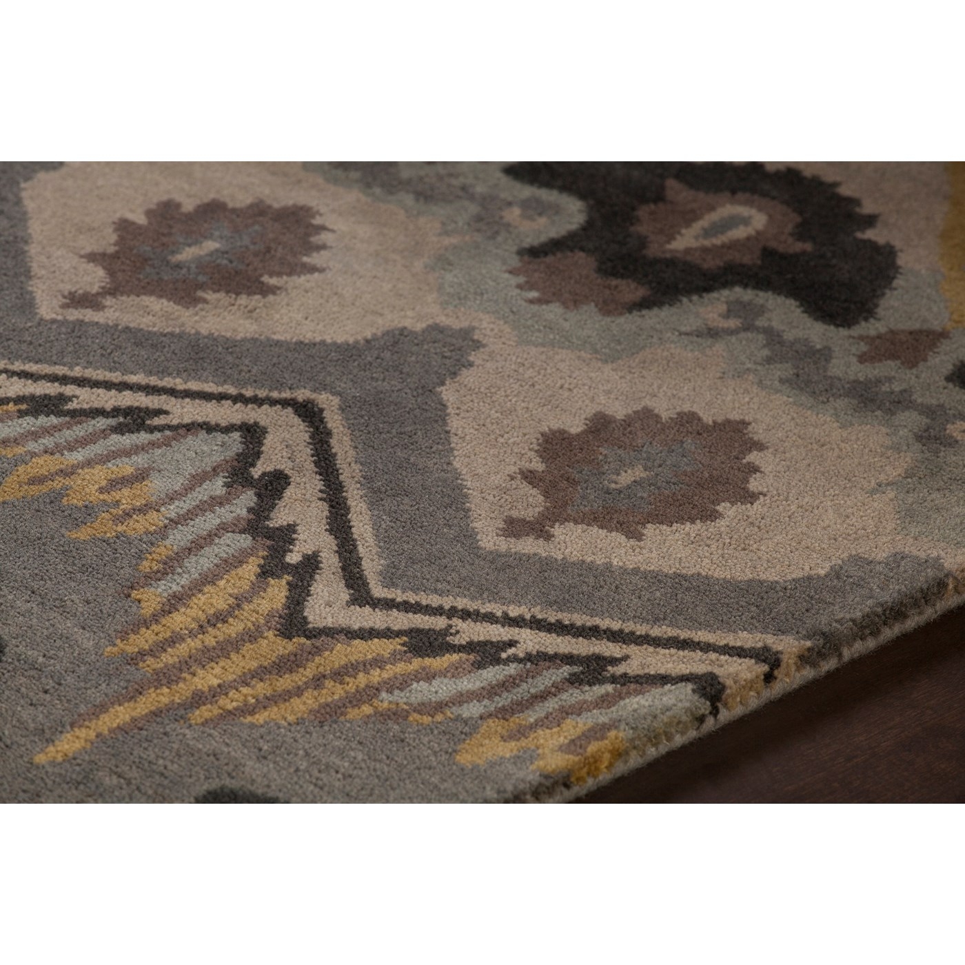 Rupec Wool/Viscose Rectangular Handmade Rug, 7'9" x 10'6"