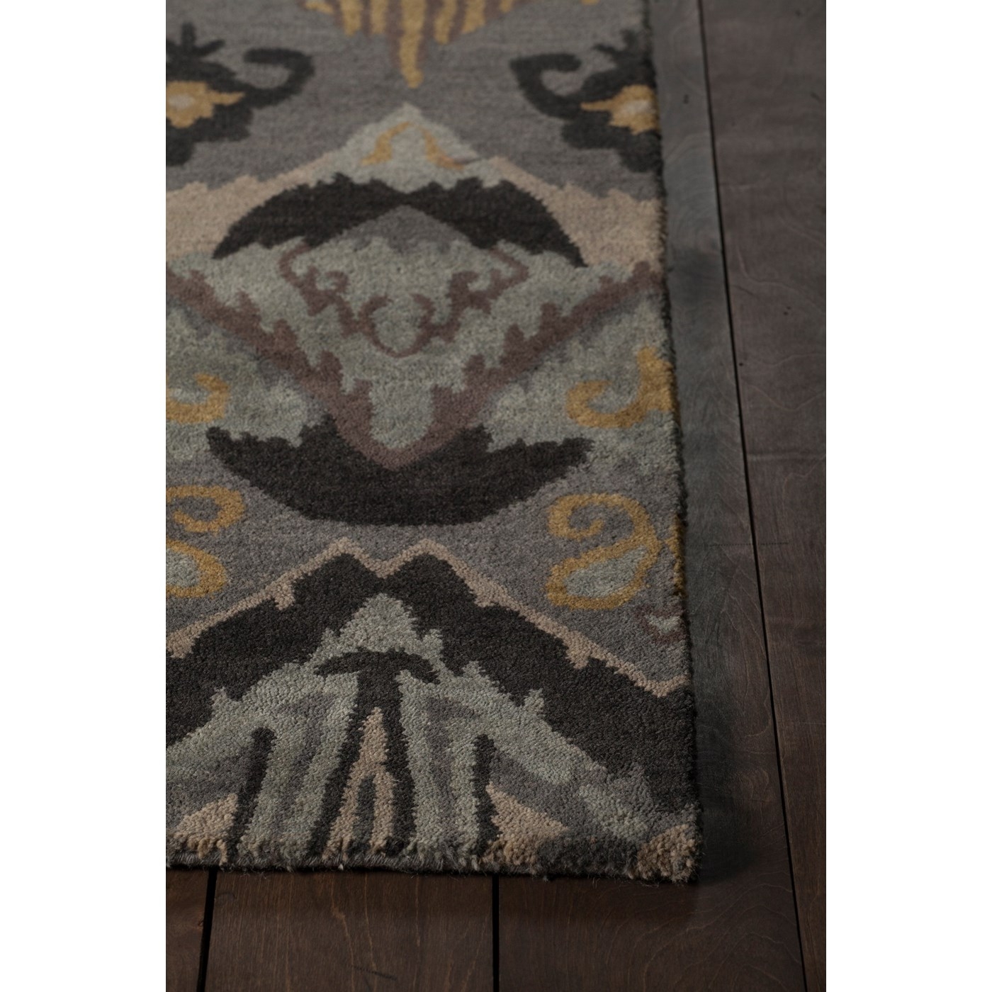 Rupec Wool/Viscose Rectangular Handmade Rug, 5' x 7'6"