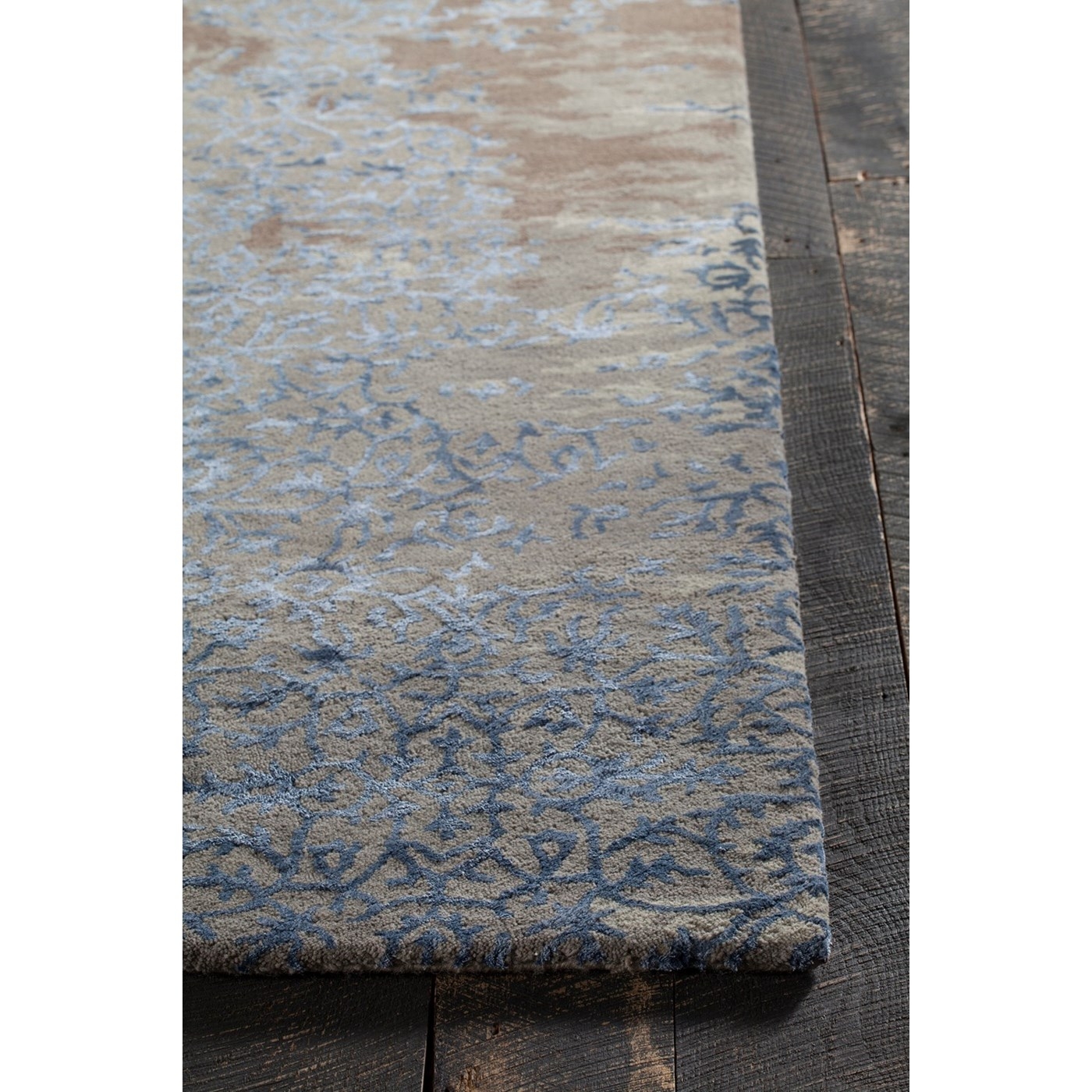 Rupec Wool/Viscose Rectangular Handmade Rug, 5' x 7'6"