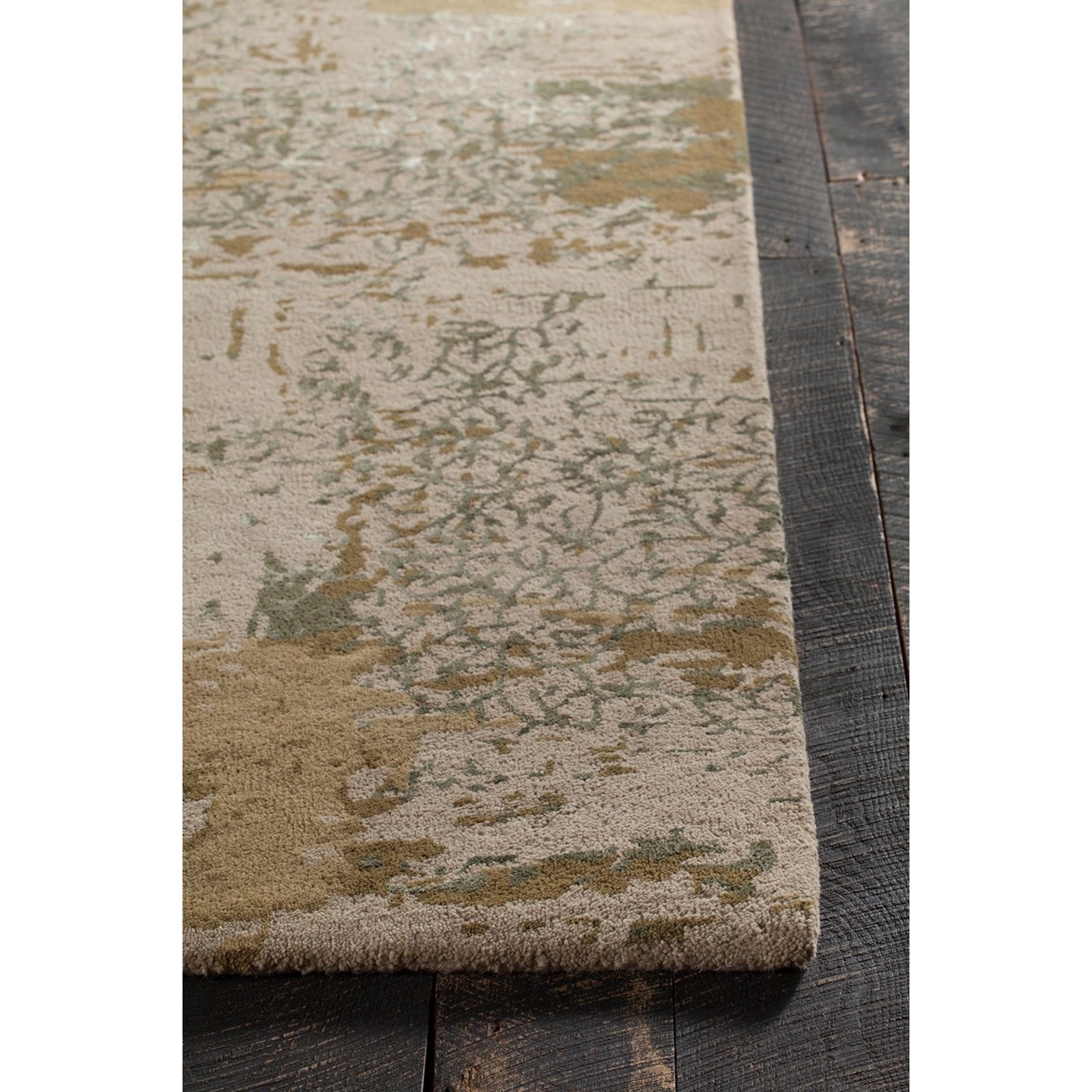 Rupec Wool/Viscose Rectangular Handmade Rug, 7'9" x 10'6"