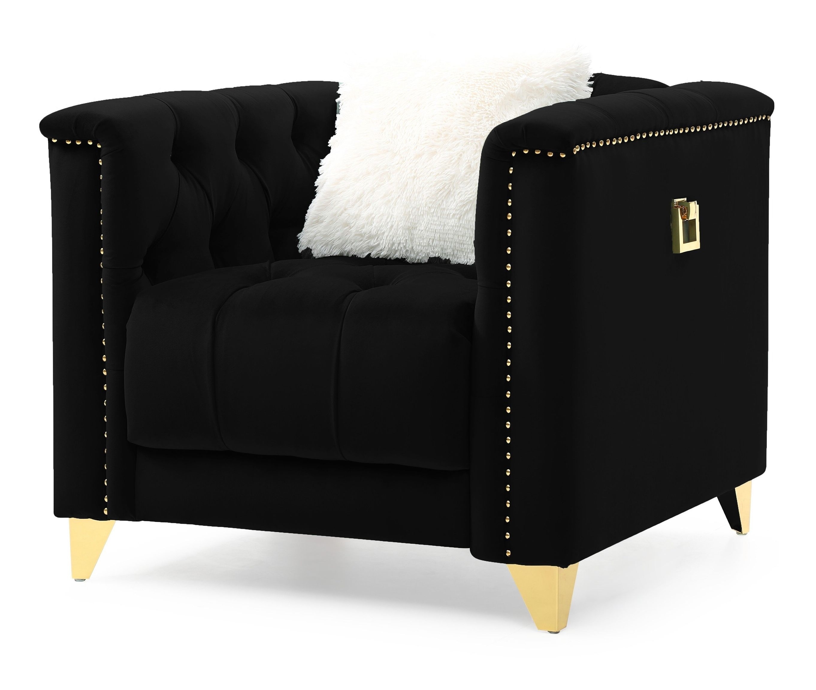 Russell Tufted Velvet Living Room Set