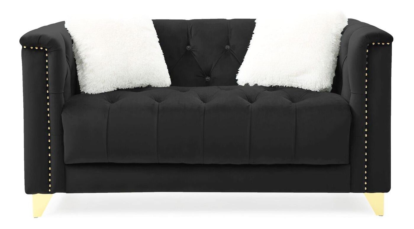 Russell Tufted Velvet Living Room Set