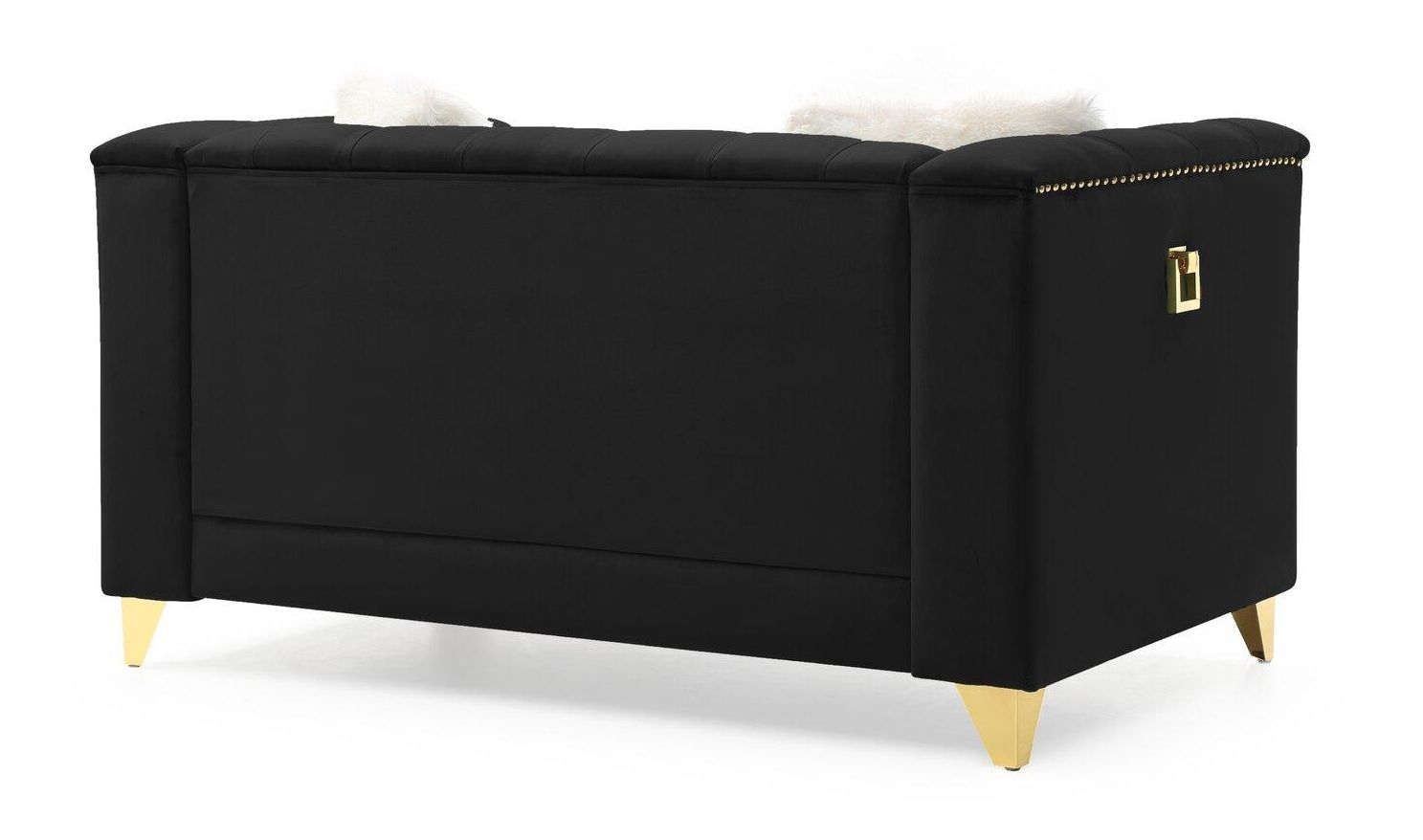 Russell Tufted Velvet Loveseat