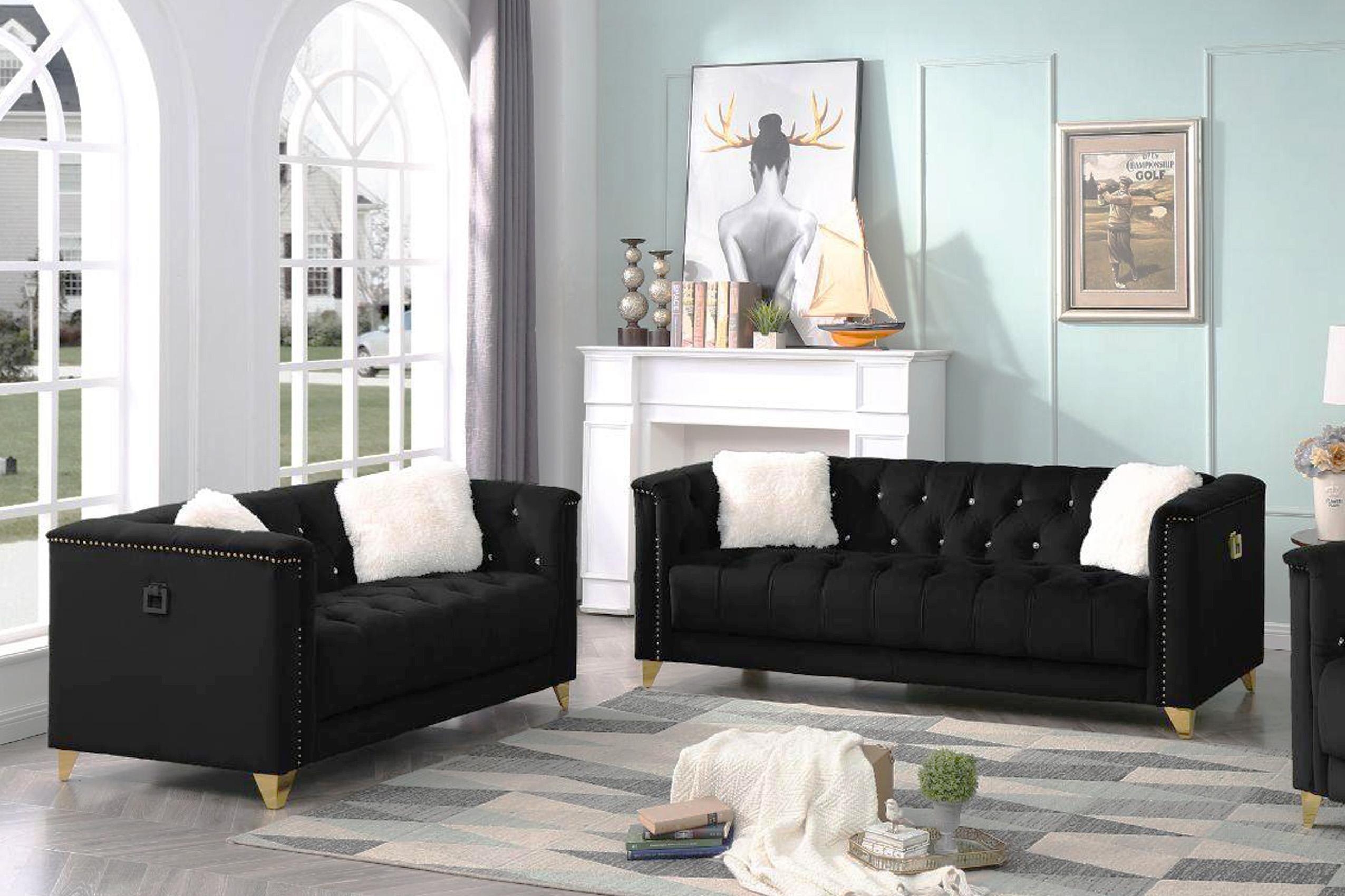 Russell Tufted Velvet Sofa