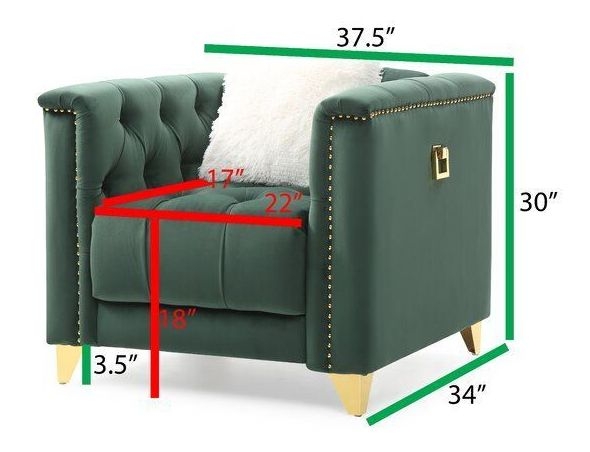 Russell Tufted Velvet Chair