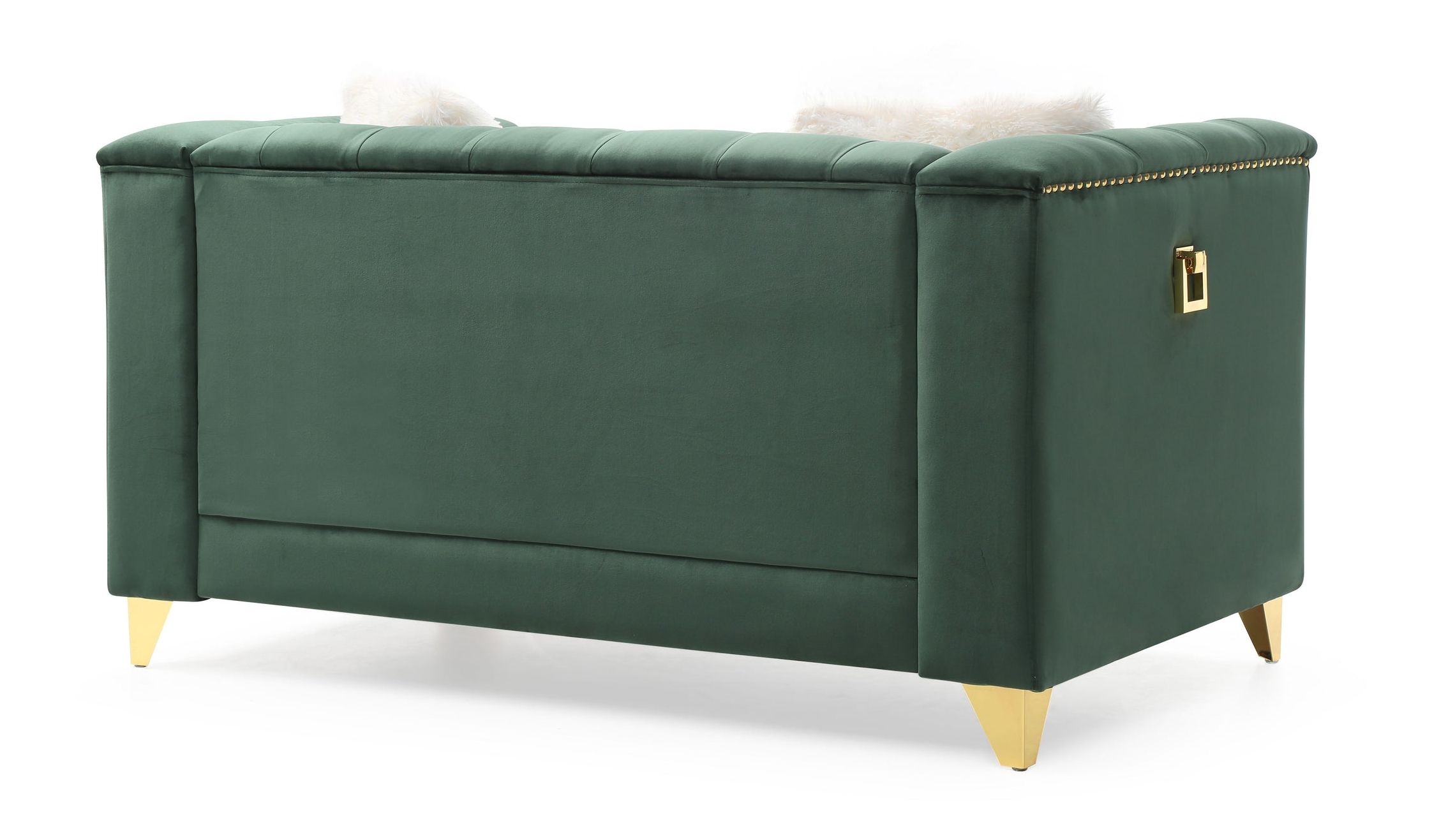 Russell Tufted Velvet Loveseat