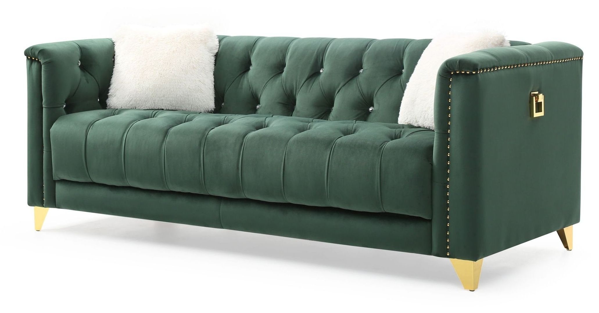 Russell Tufted Velvet Living Room Set
