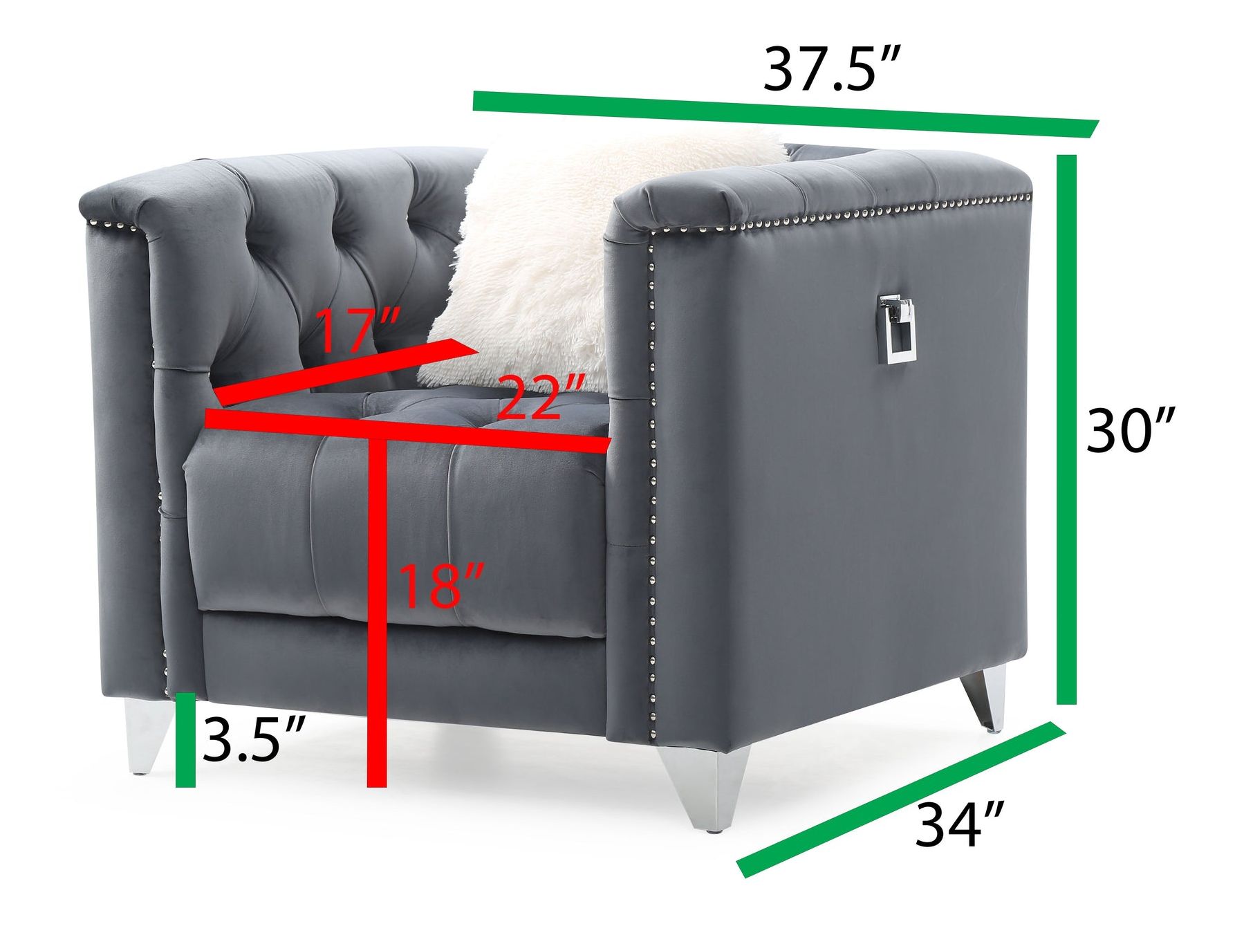 Russell Tufted Velvet Chair