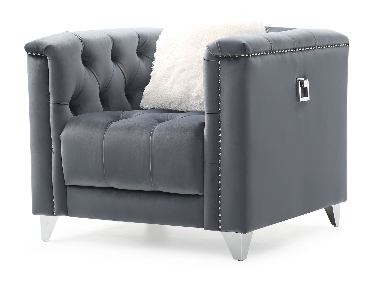 Russell Tufted Velvet Living Room Set