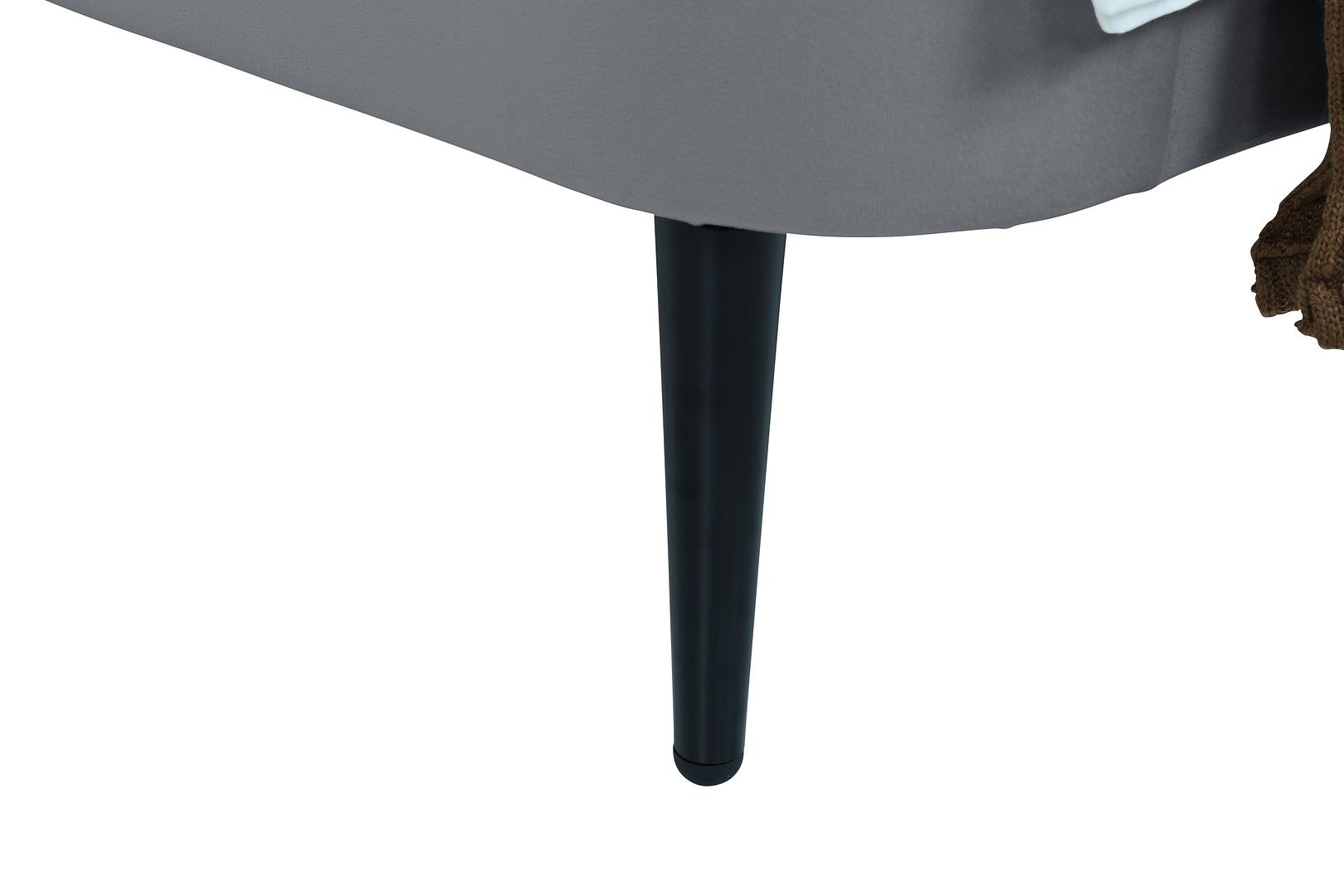 Heather Velvet Platform Twin Size Bed