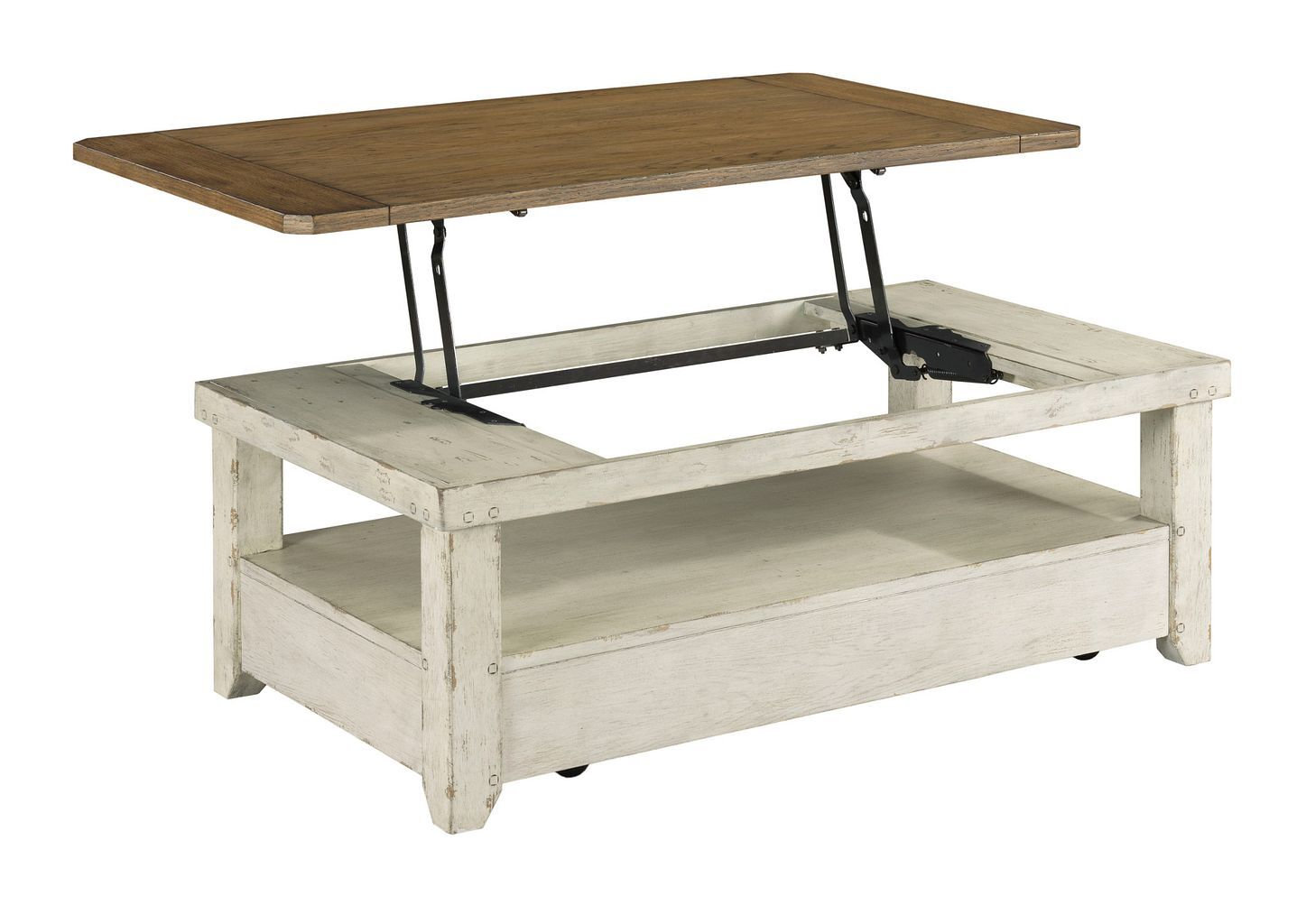 Hammary Living Room Rectangular Lift Top Coffee Table