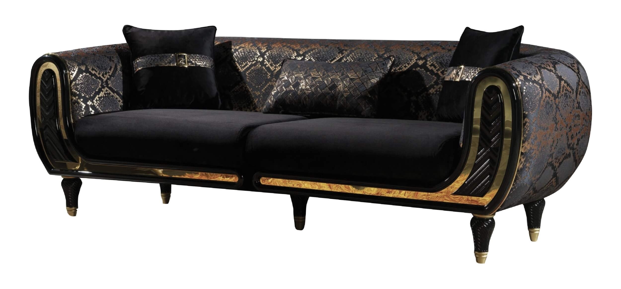 Lima Velvet Living Room Set
