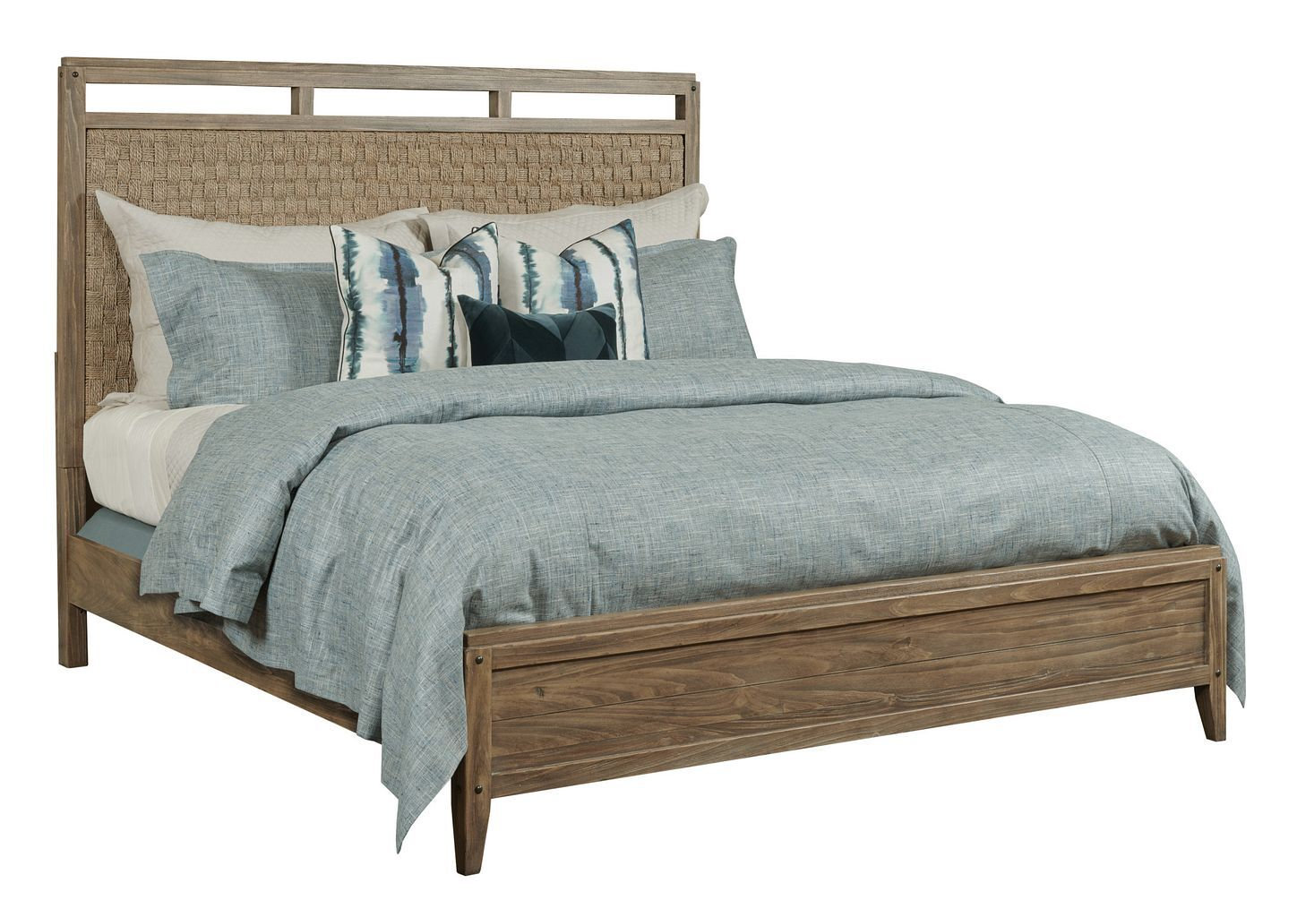 Modern Forge Linden Wood Panel Bed