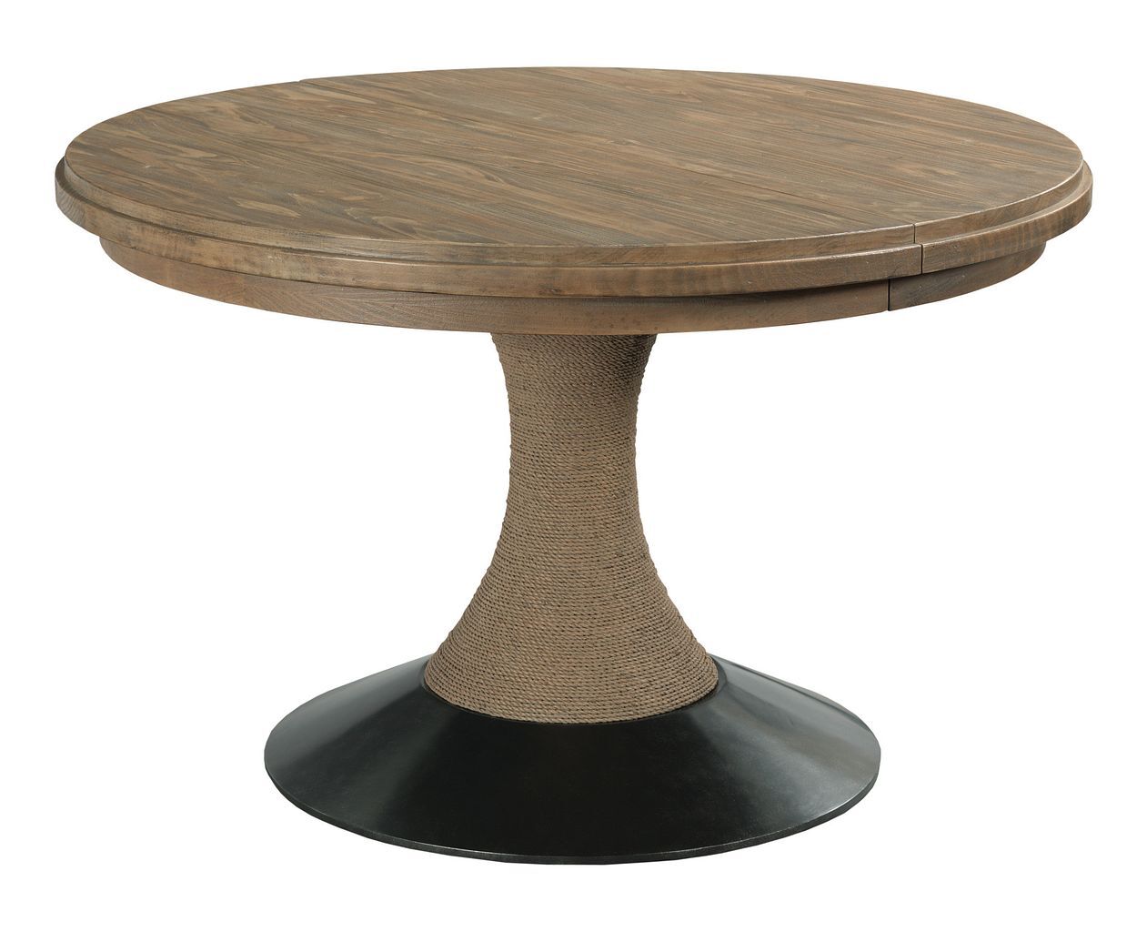 Modern Forge Lindale Round Wood Extendable Dining Room Set