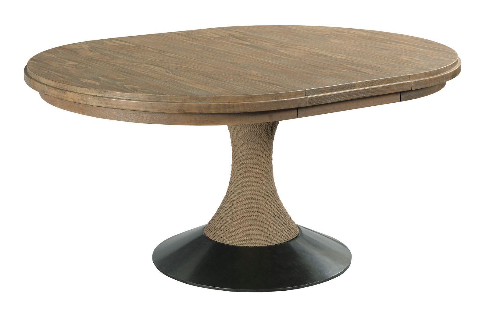 Modern Forge Lindale Round Wood Extendable Dining Room Set