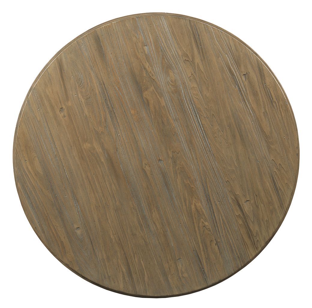 Modern Forge Lindale Round Wood Extendable Dining Room Set