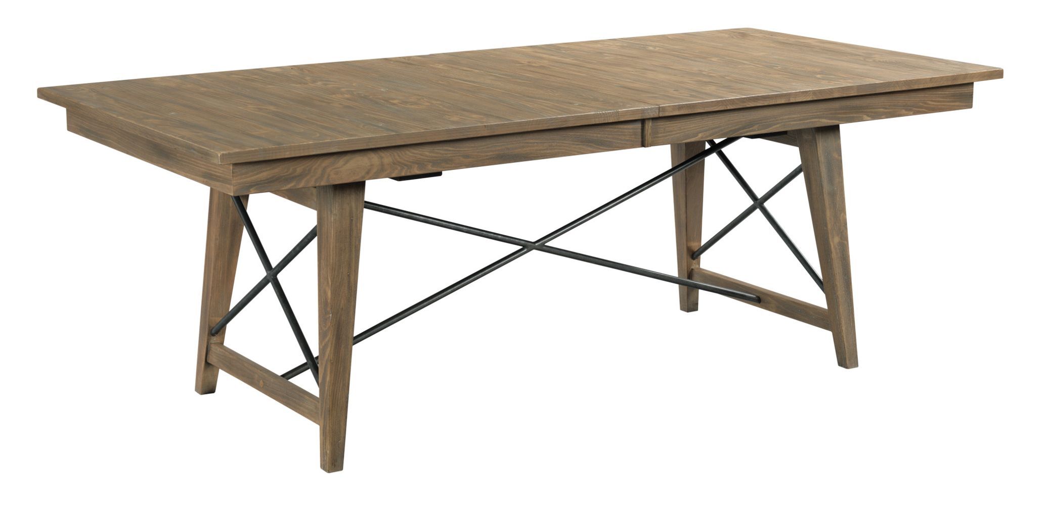 Modern Forge Laredo Rectangular Wood Extendable Dining Room Set