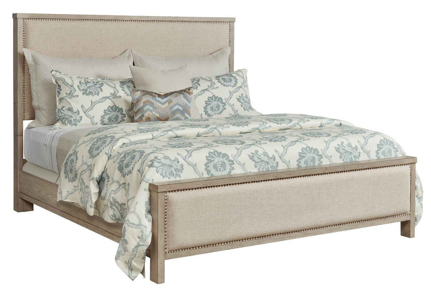 West Fork Jacksonville Fabric/Wood Panel Bedroom Set