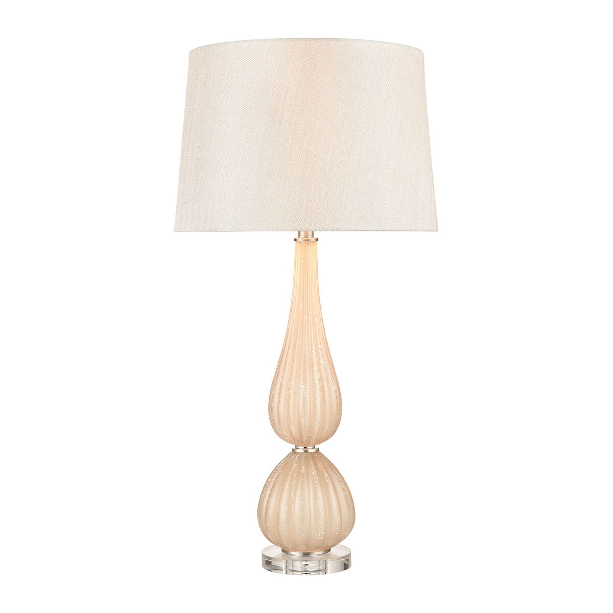 Mariani 34'' Height Glass 1-Light Table Lamp