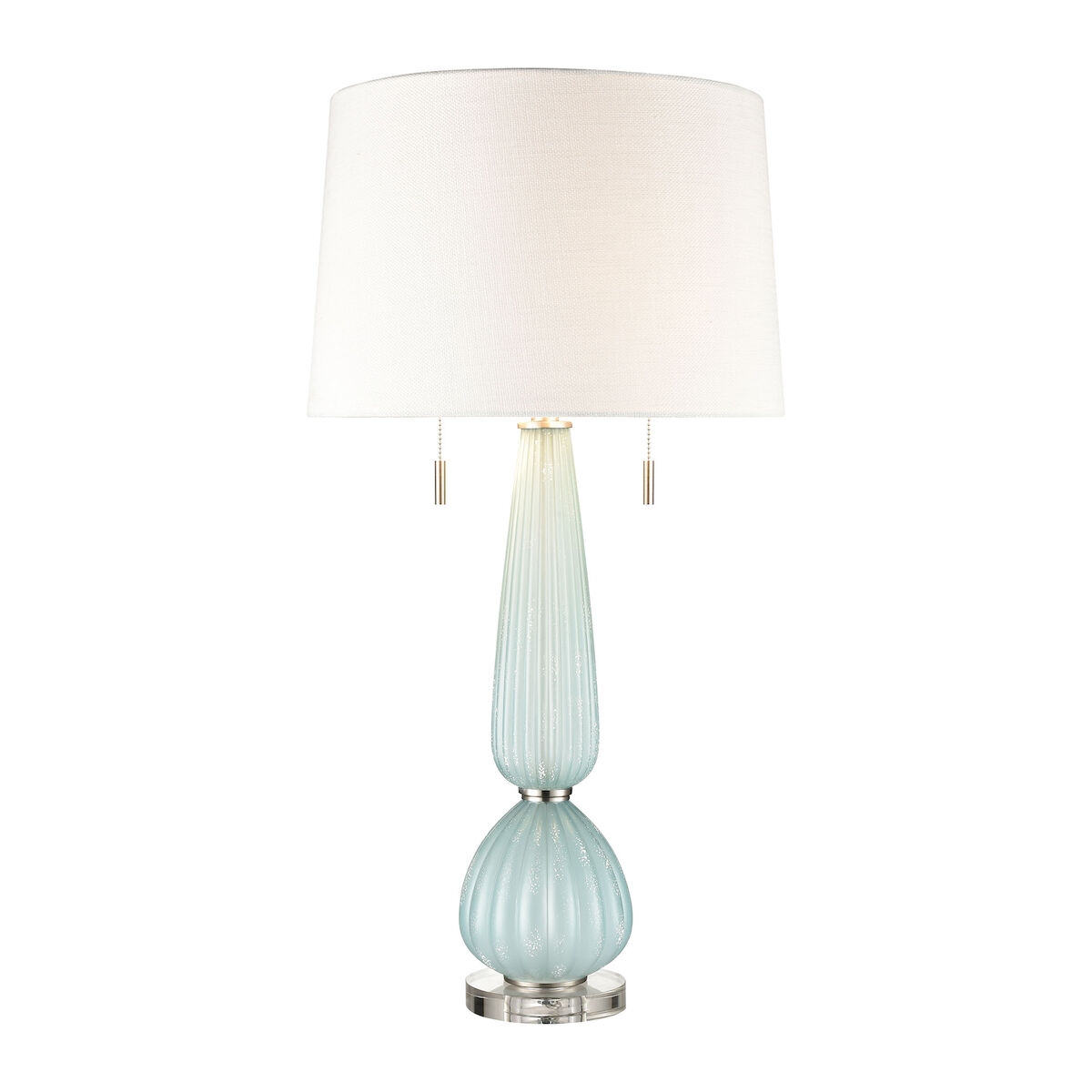 Mariani 34'' Height Glass 2-Light Table Lamp