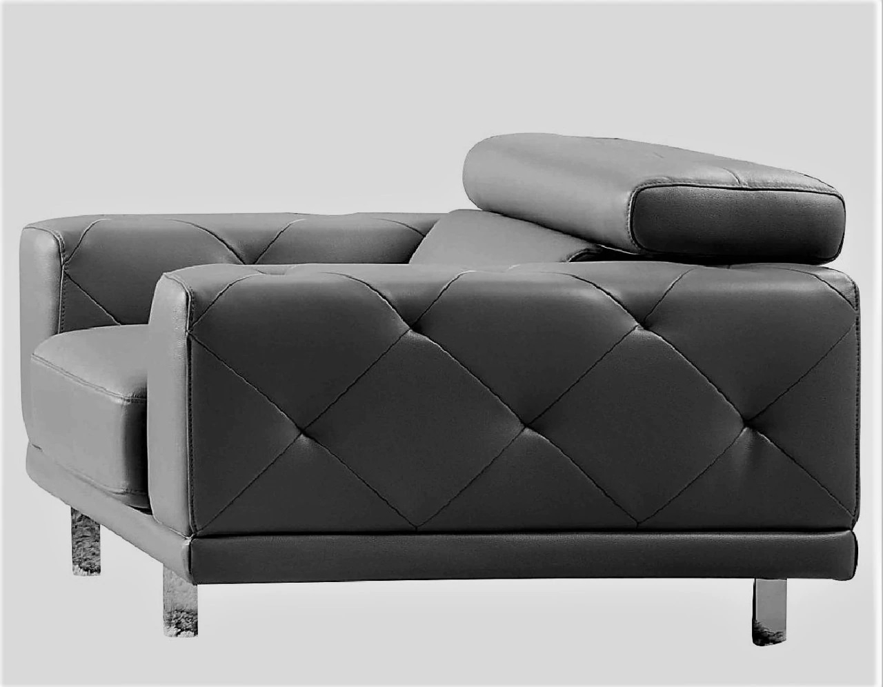 S116 Top Grain Leather Match Living Room Set