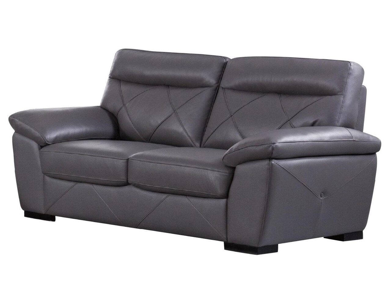 S173 Top Grain Leather Match Living Room Set