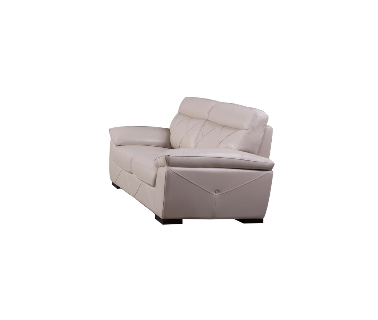 S173 Top Grain Leather Match Loveseat