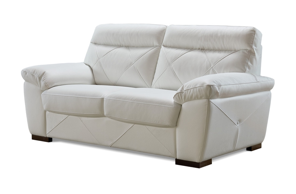 S173 Top Grain Leather Match Loveseat