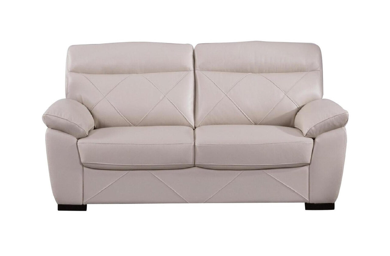 S173 Top Grain Leather Match Living Room Set