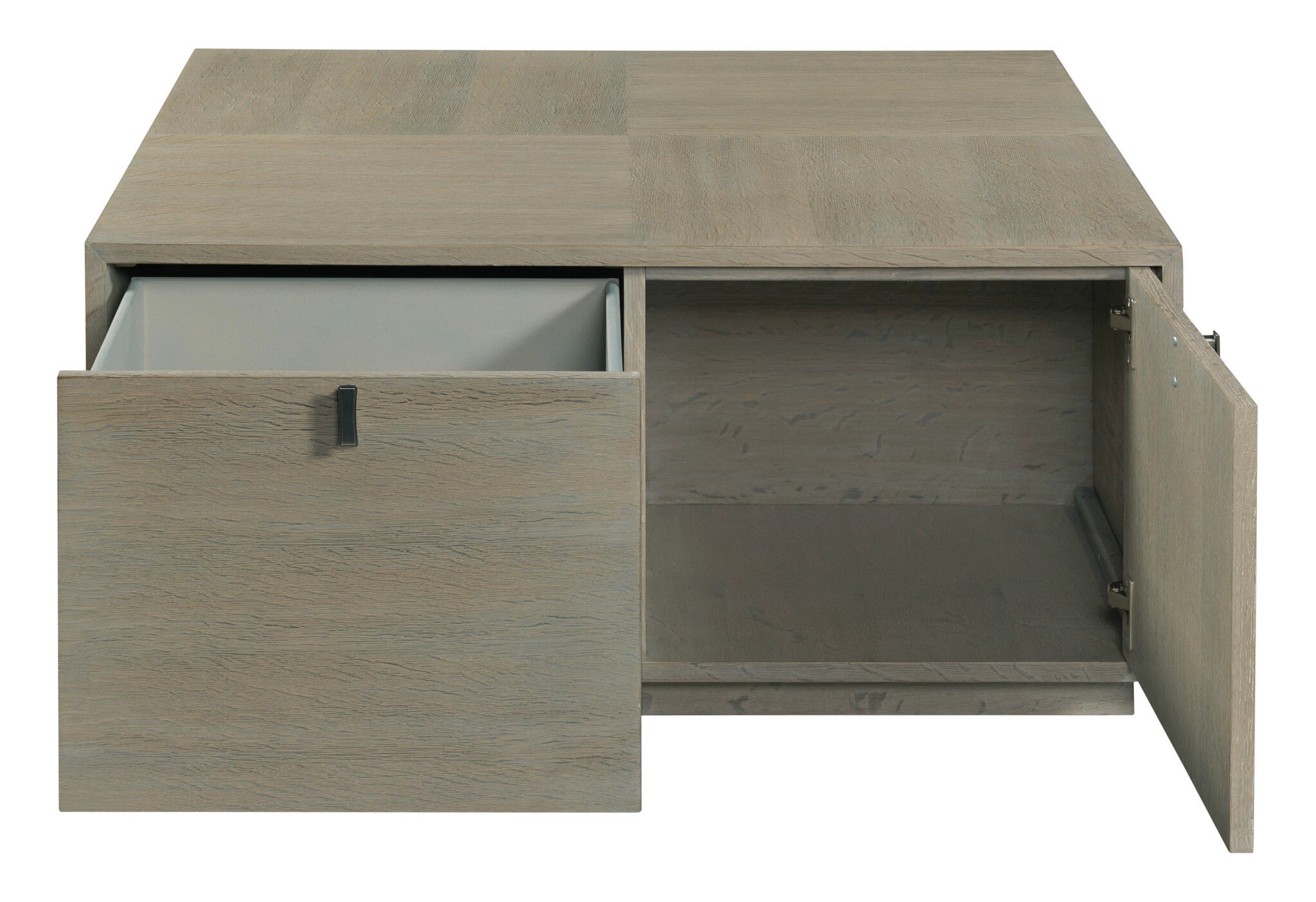  Upholstered furniture may be stocked in a different color or pattern than picture shows. Fabric in pictures may also be available by custom order.  View all of the items in the Creston collection  Hammary Living Room Palmer Square Coffee Table
