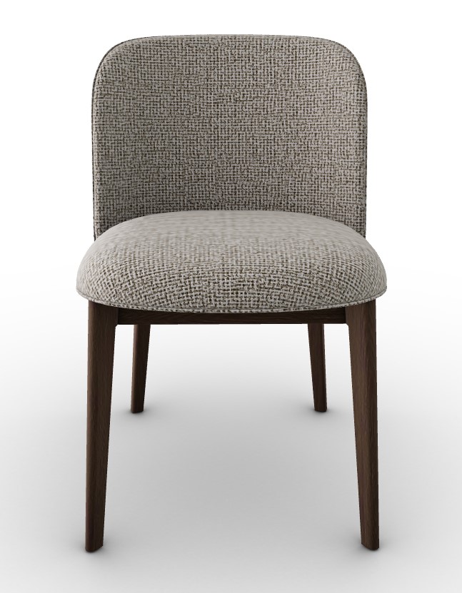 Abre Fabric/Wood Customizable Dining Chair