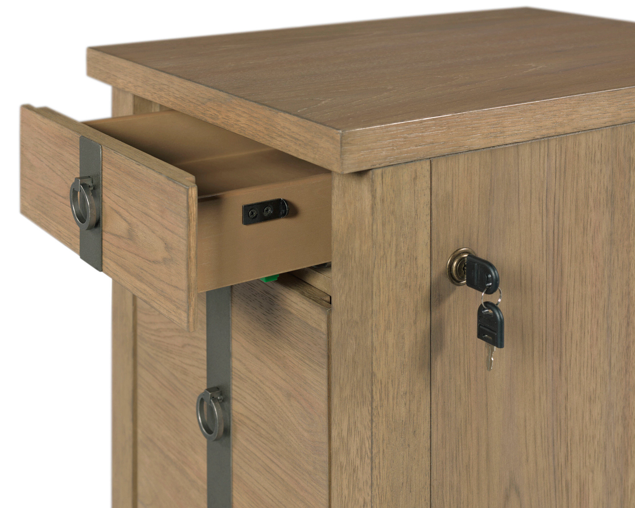 Maya Wood 2-Drawer Mobile File Cabinet
