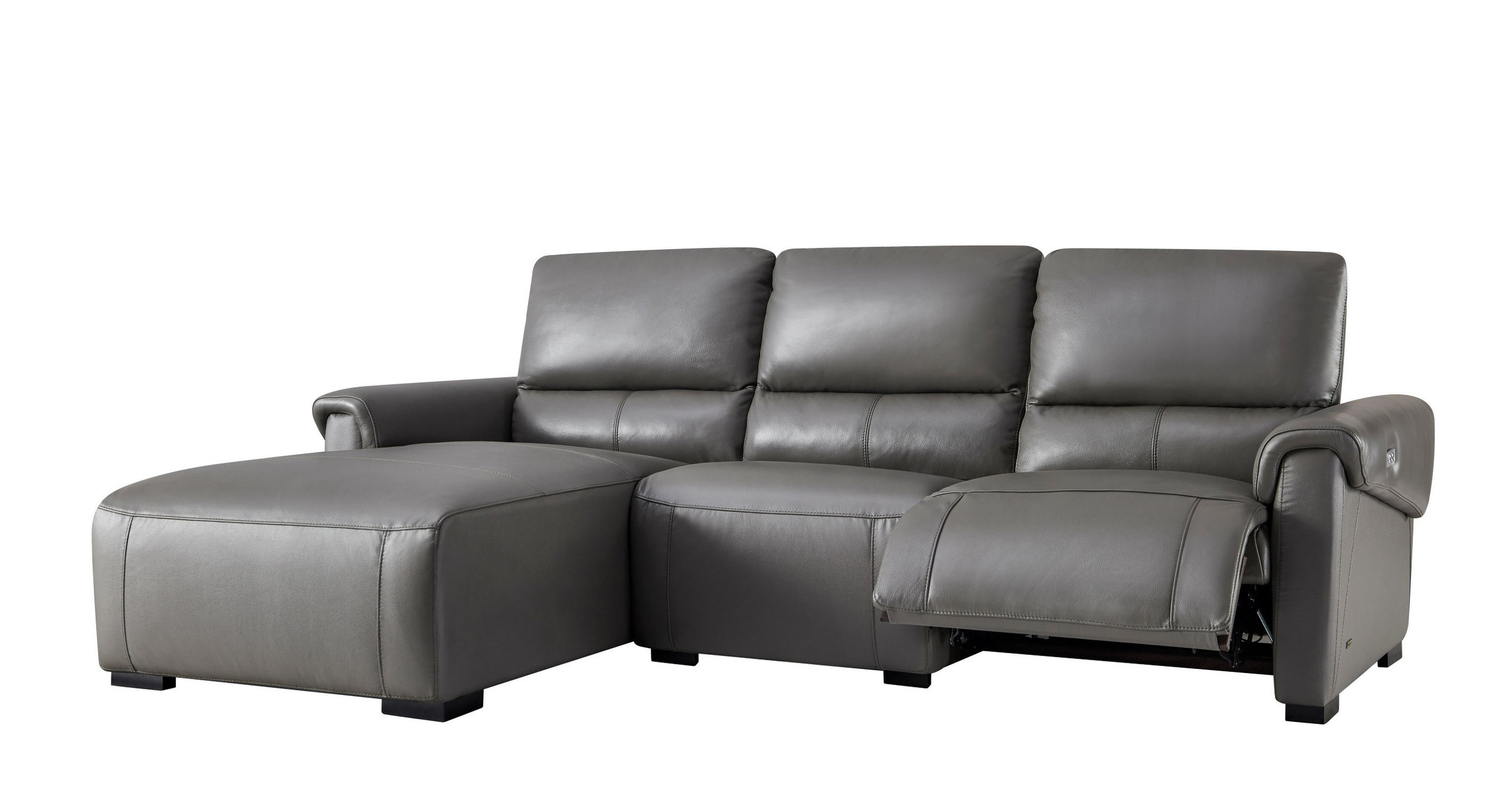 S275 Leather Reclining Sofa Chaise