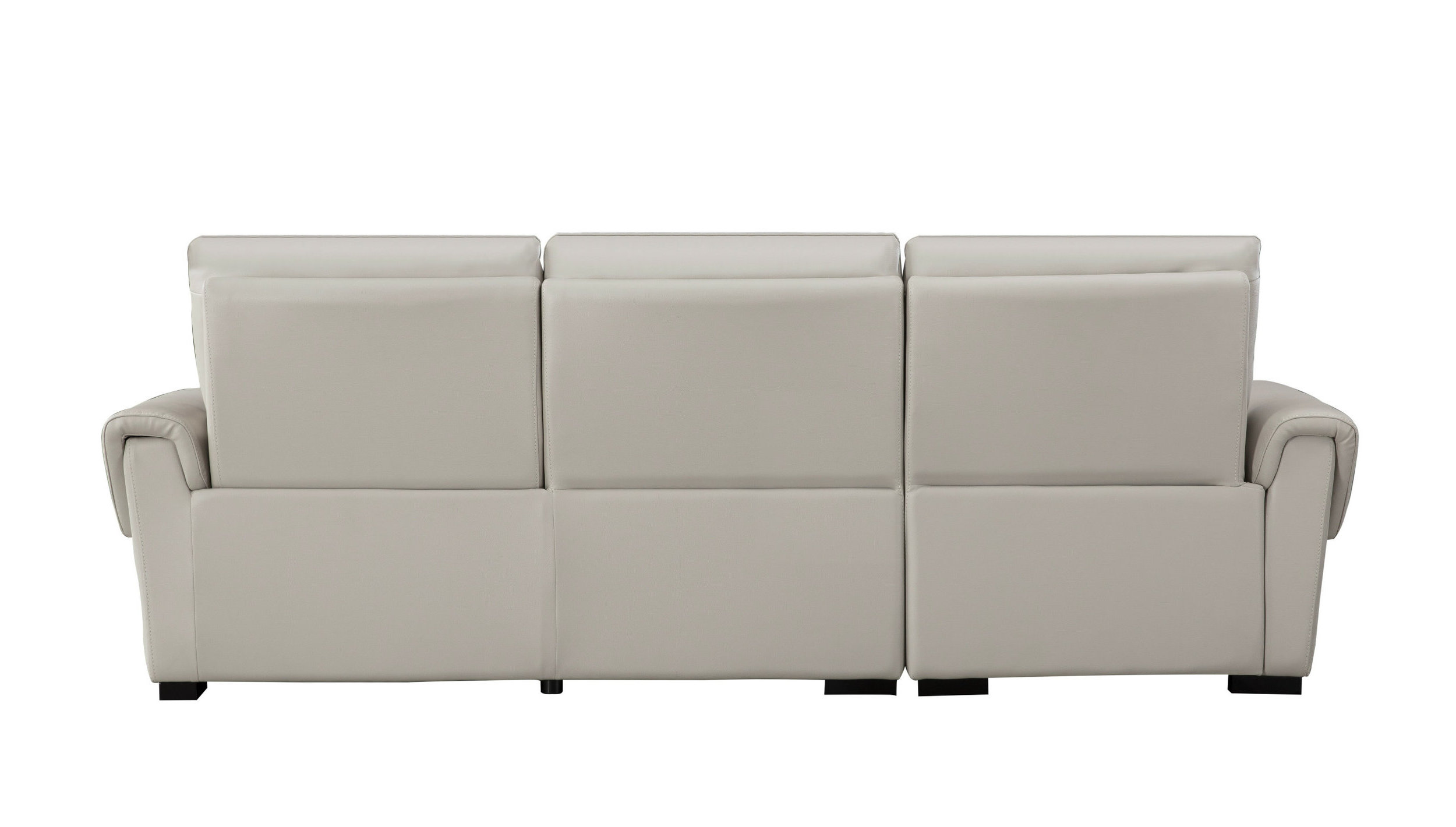 S275 Leather Match Sectional Sofa with Electric Recliners, Left Arm Chaise Facing