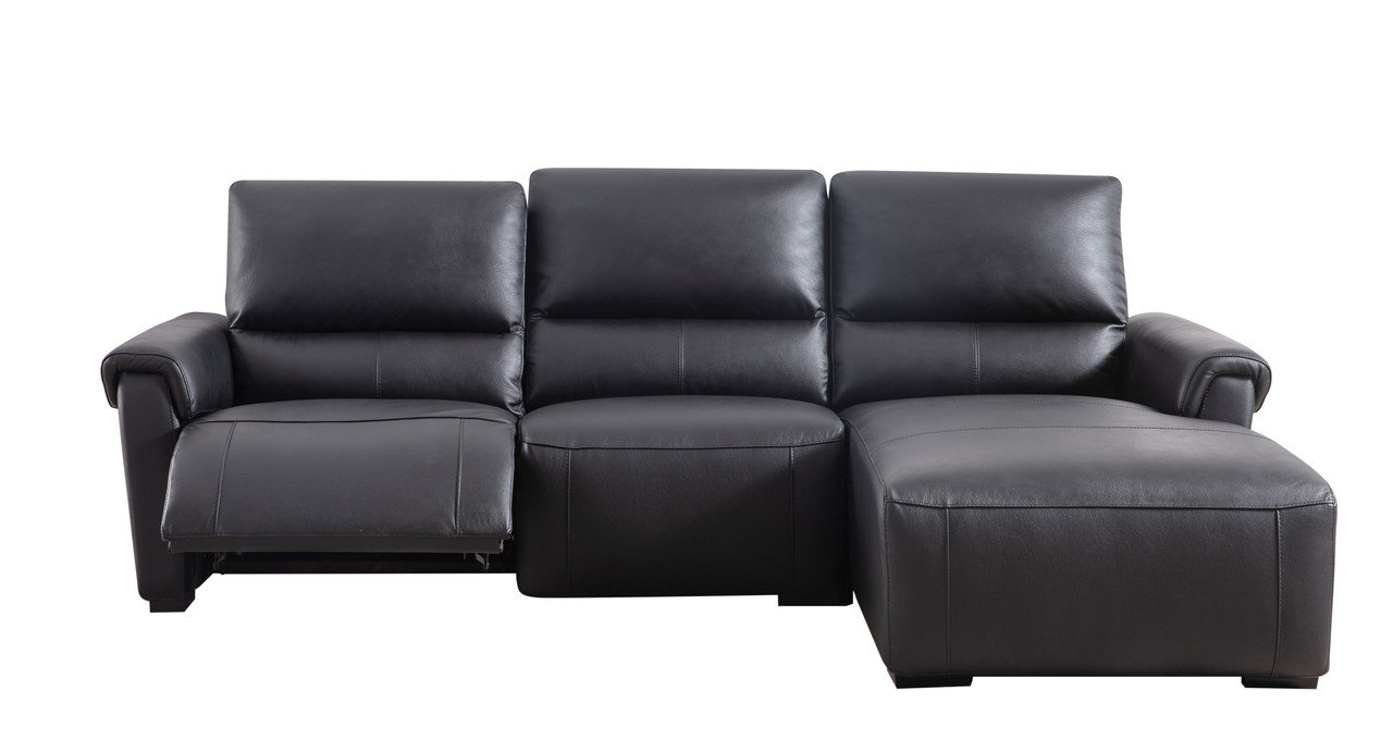 S275 Leather Reclining Sofa Chaise