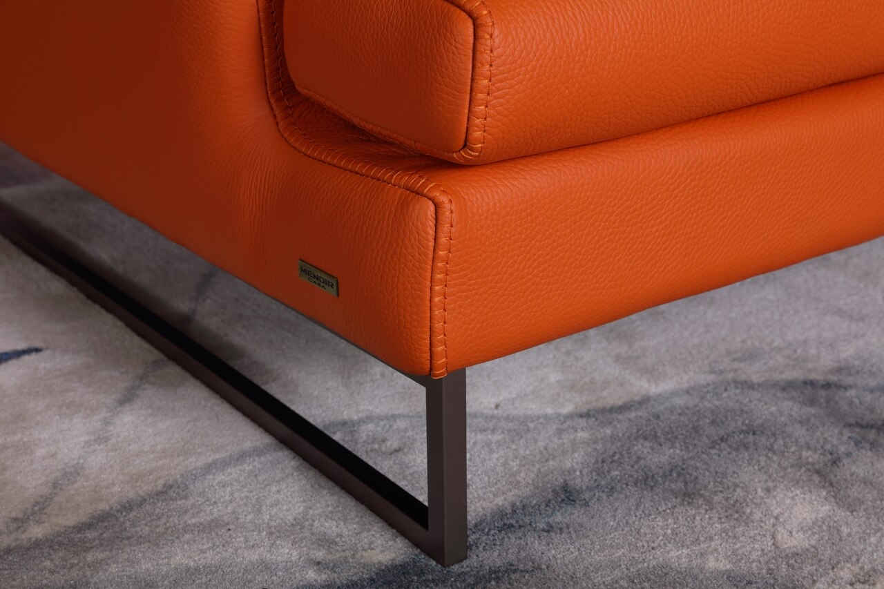 Meta Leather Modular Sectional w/Motion Backrest