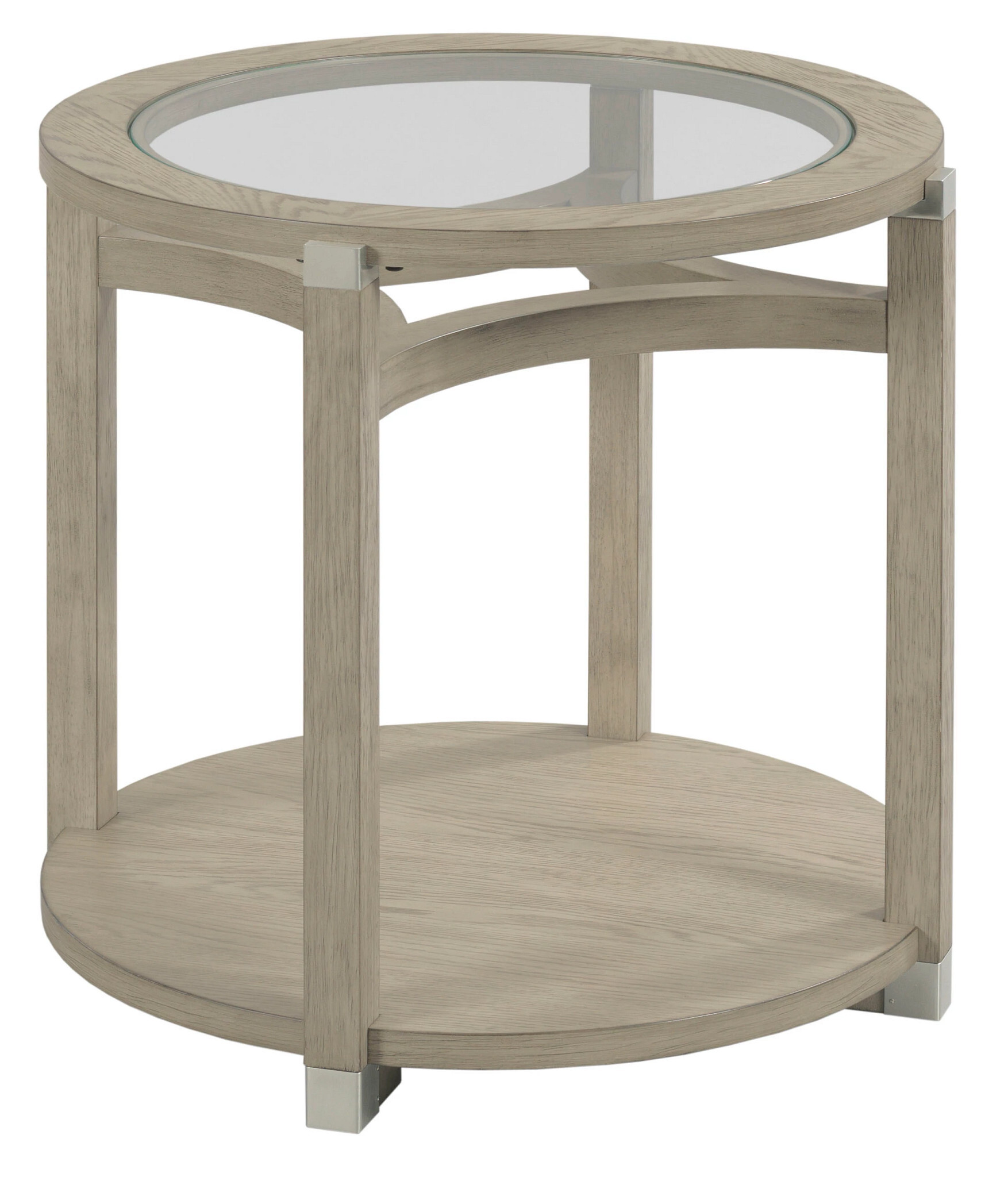 Solstice Round End Table - Thumbnail 2