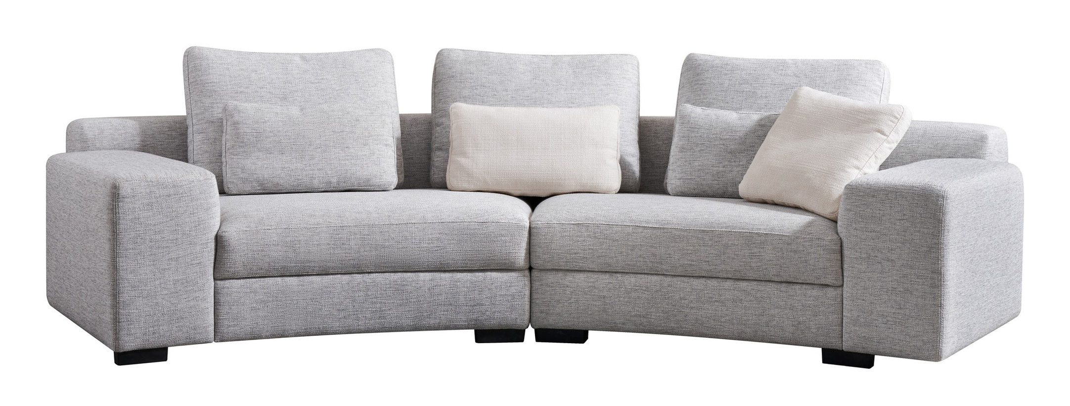S395 Fabric Semi Circular Oversized Sofa