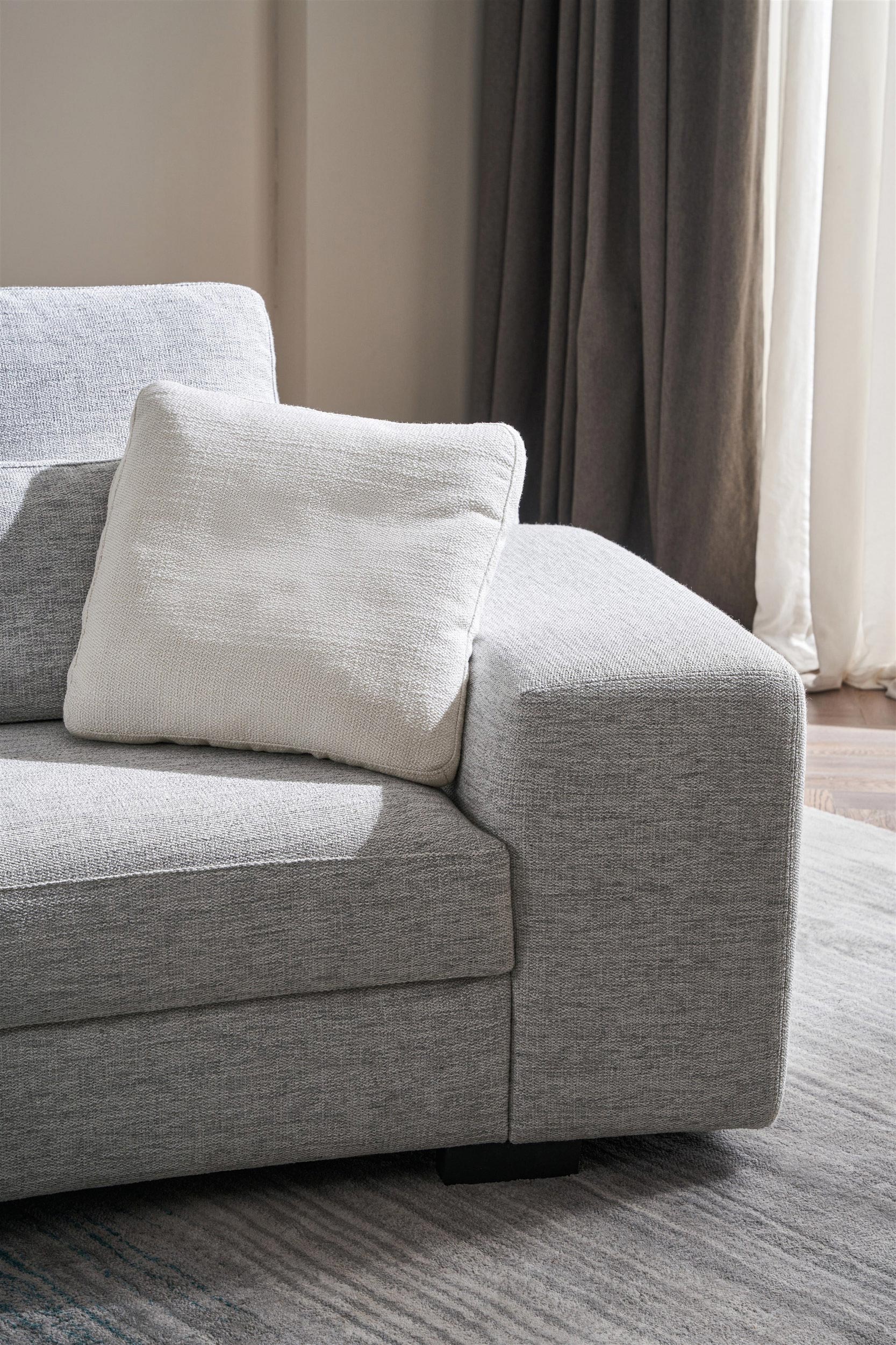 S395 Fabric Semi Circular Oversized Sofa