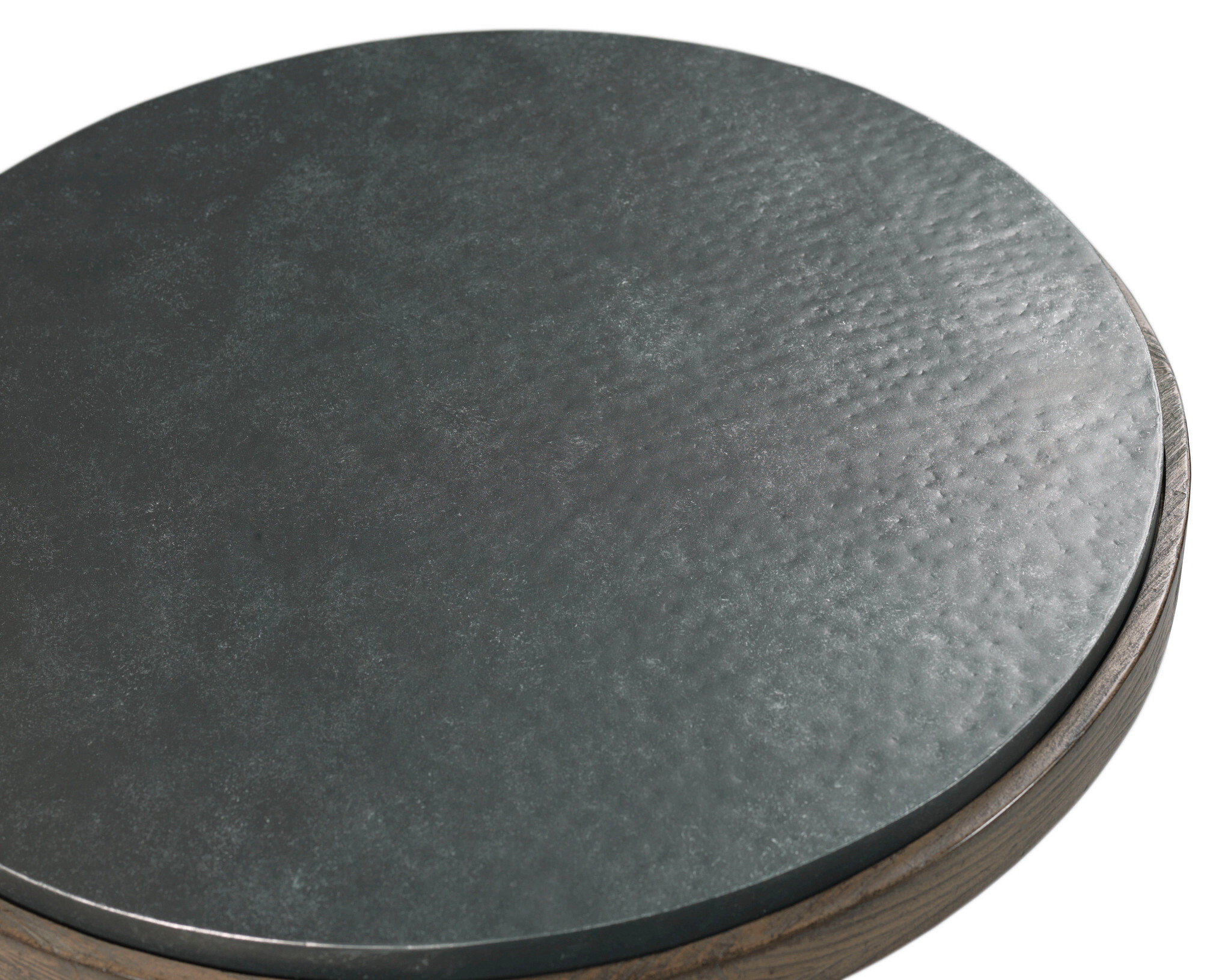 Acquisitions Connor Round Wood/Metal Accent Table