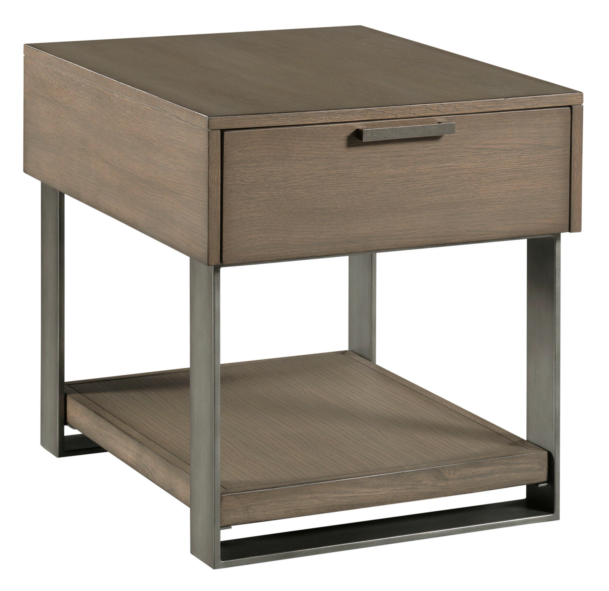 Stella Umber Rectangular Drawer End Table