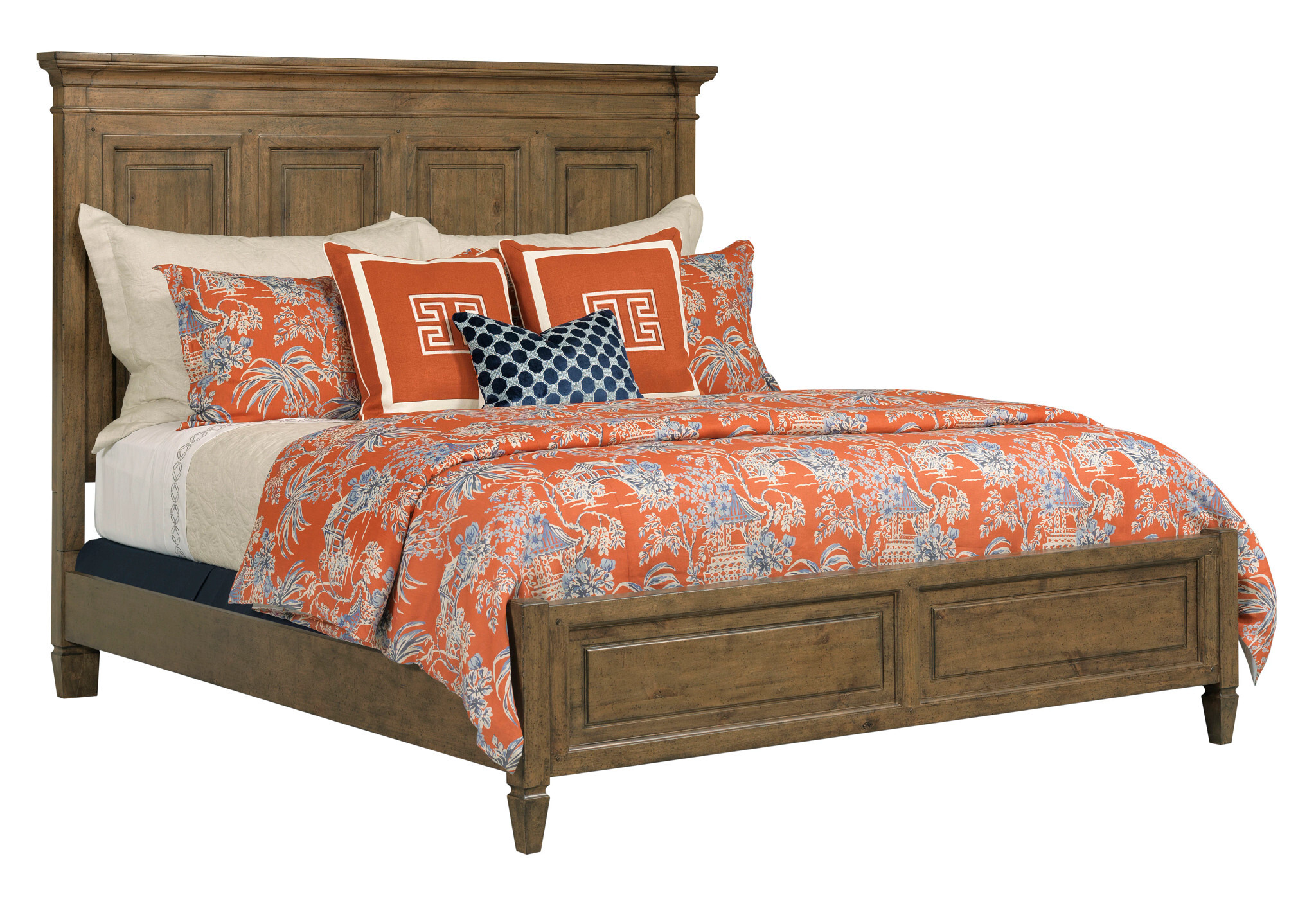 Ansley Hartnell Wood Panel Bed