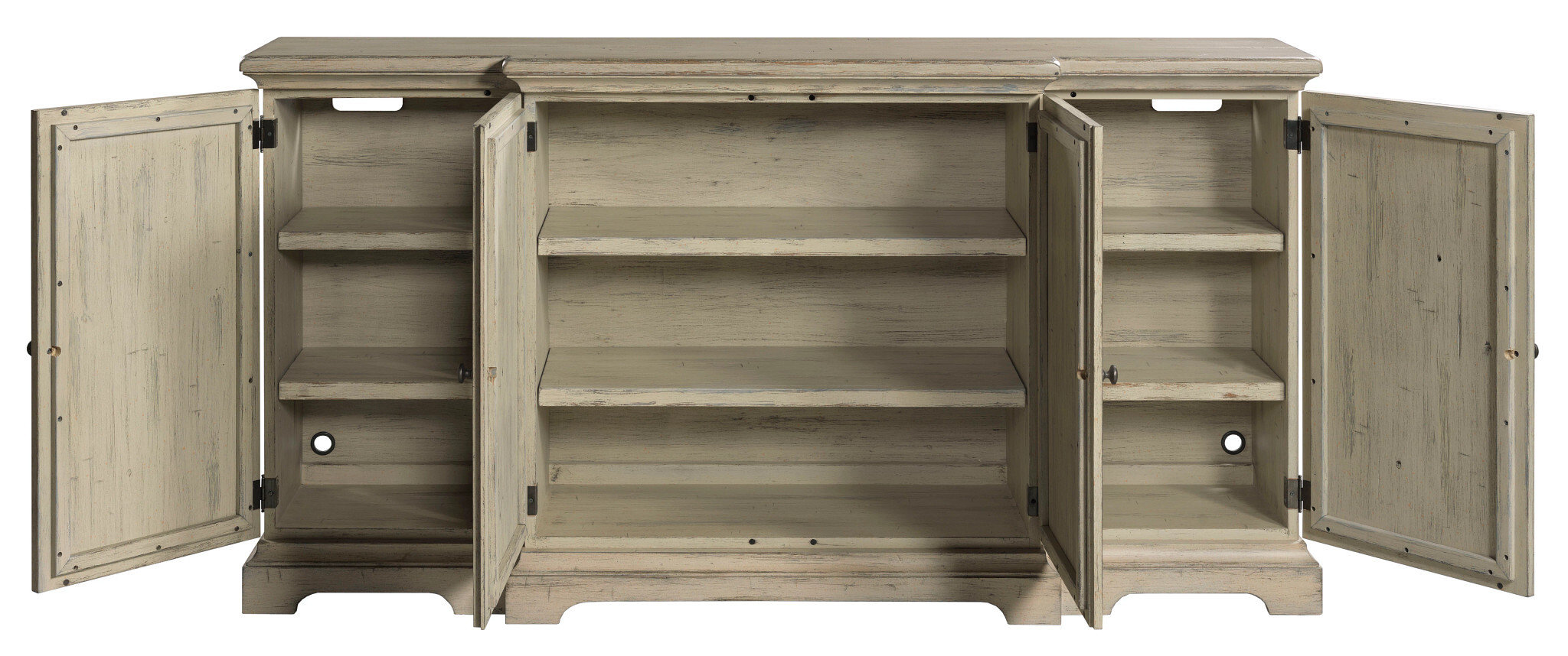 Acquisitions Perkins Wood Accent Chest w/4 Doors
