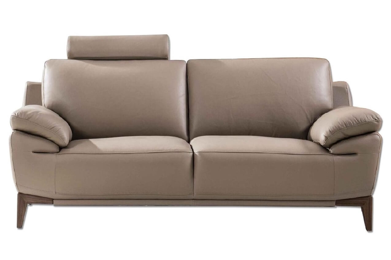 S93 Top Grain Leather Match Loveseat