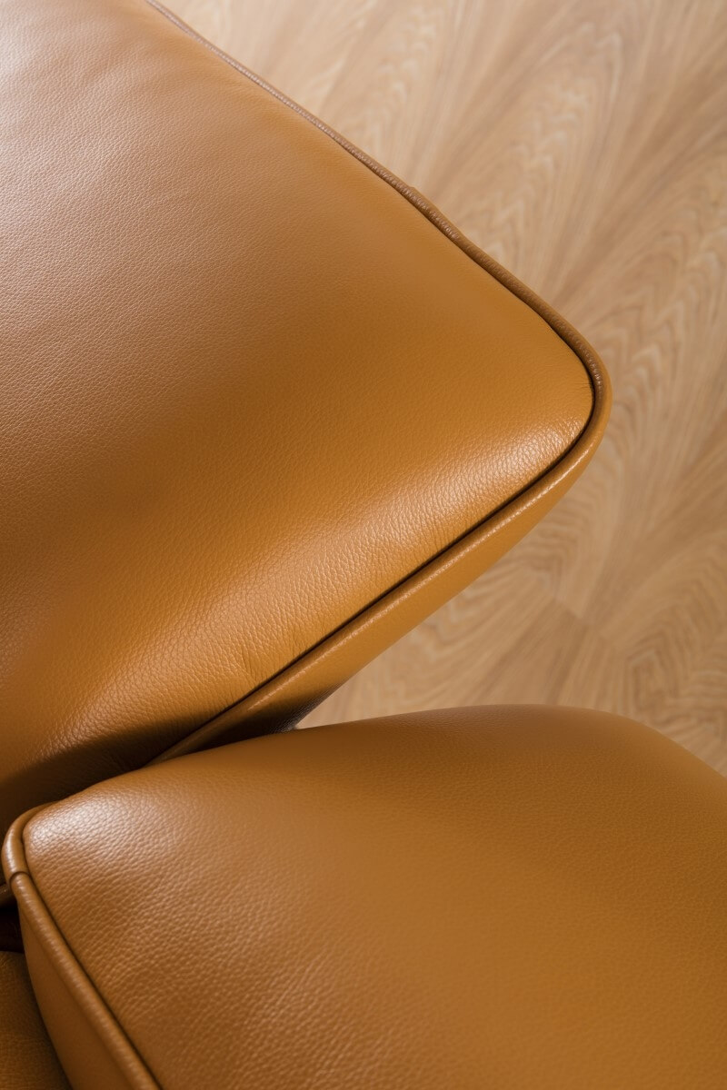 S98 Top Grain Leather Match Sectional Sofa, Right Arm Chaise Facing